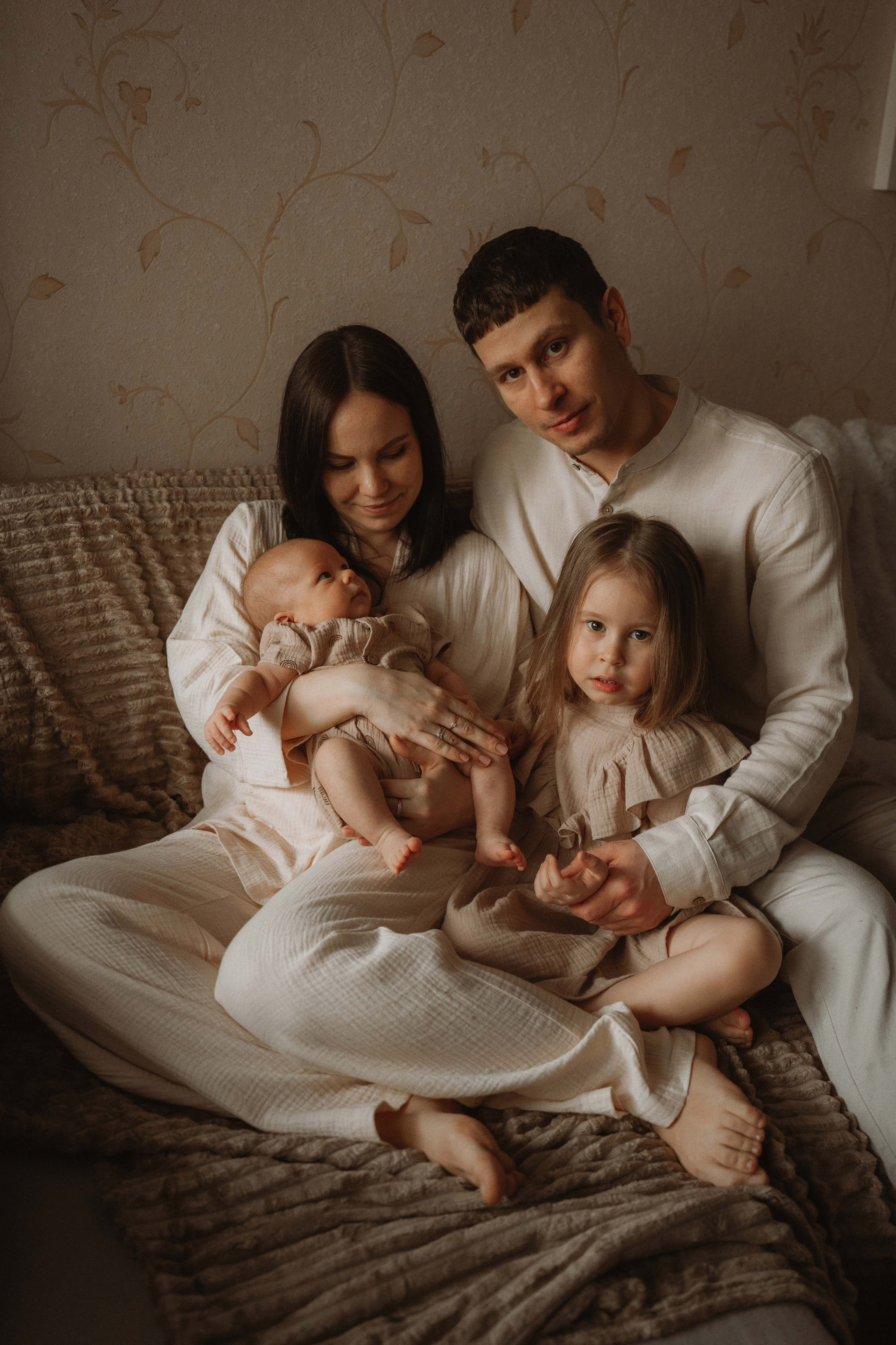 Ваня, Лера, Алиса и Кирюша. Семейный фотограф • Домашние съемки в Нижнем Новгороде