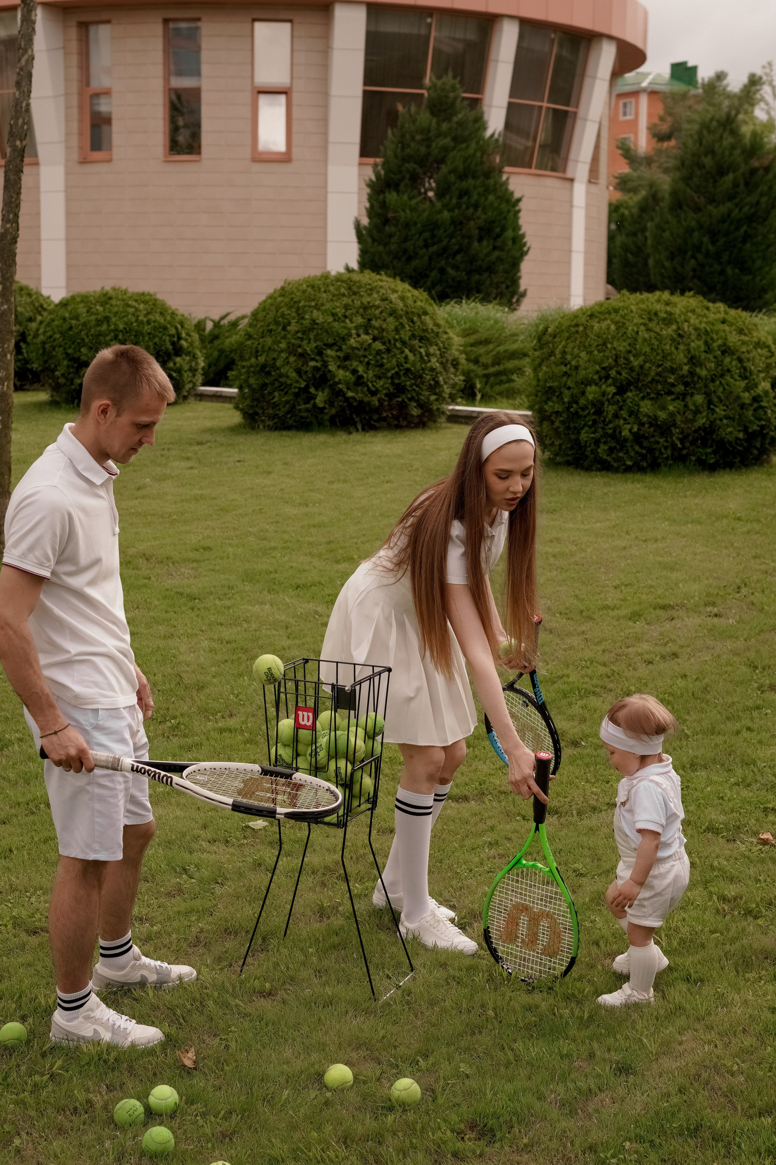 Теннис с семьей. Свадебный и семейный фотограф Афанасьева Анна в Кисловодске