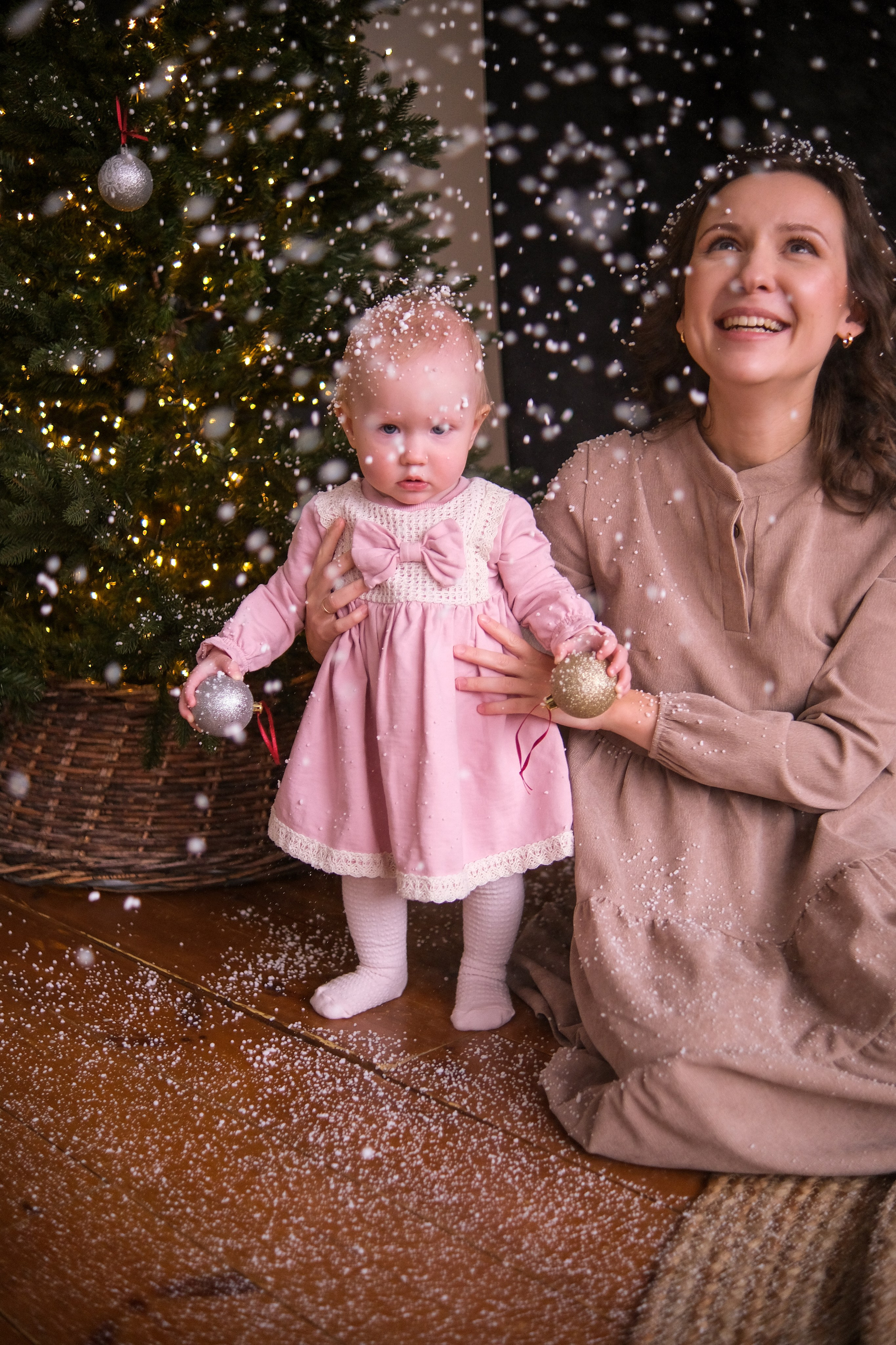 Елена и Ника. Семейный детский ньюборн фотограф в Москве Марта Петрова
