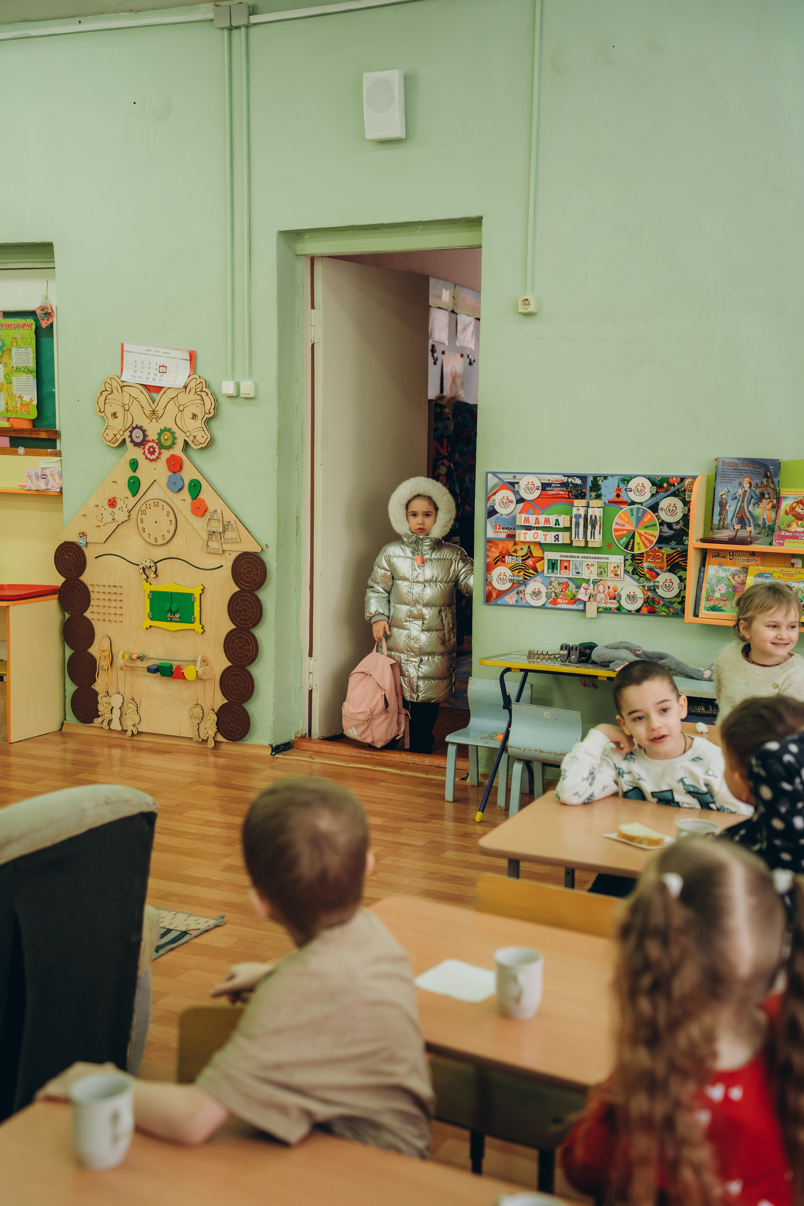 Репортаж в саду. Семейный фотограф • Домашние съемки в Нижнем Новгороде