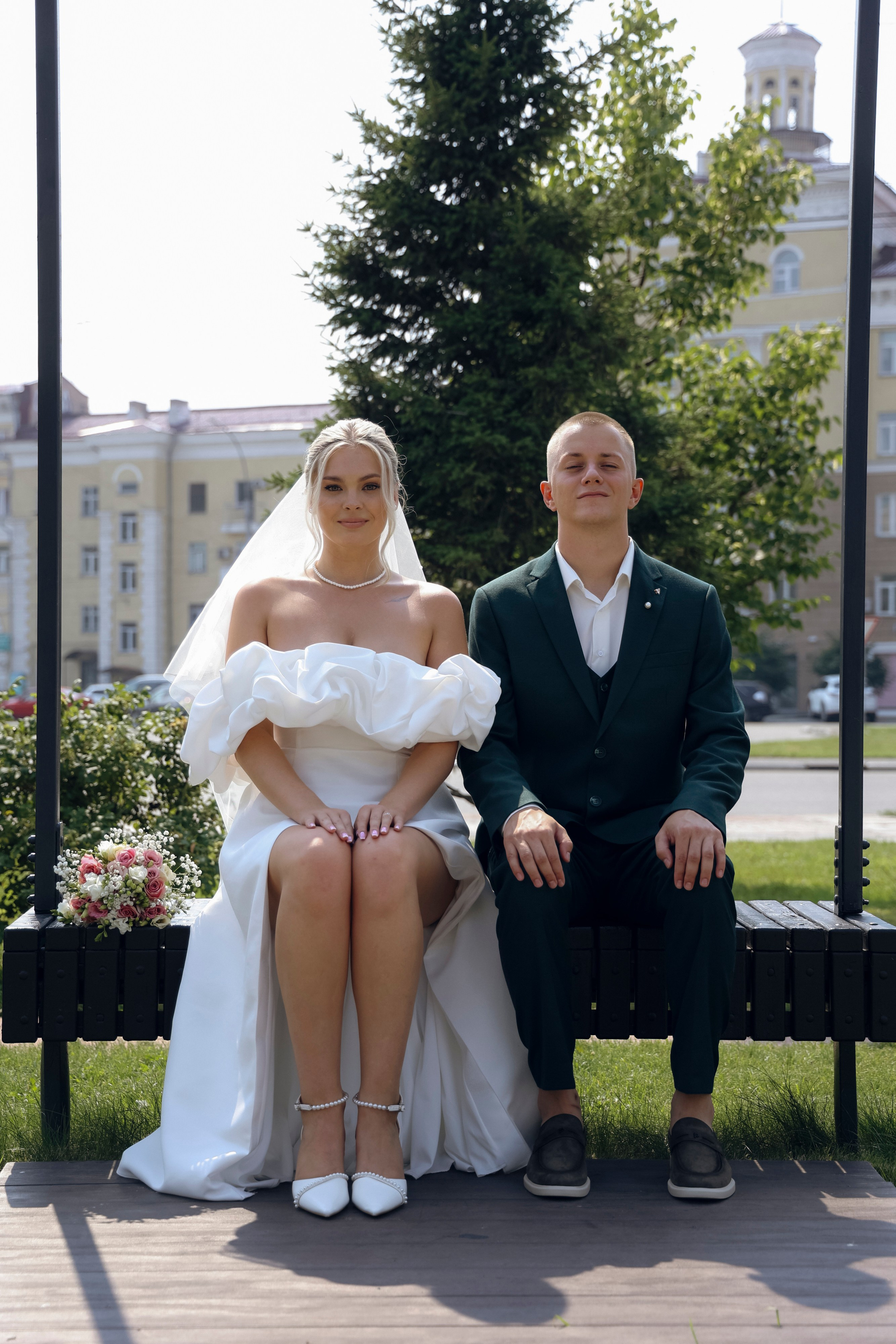 Свадебная фотосессия загс и прогулка