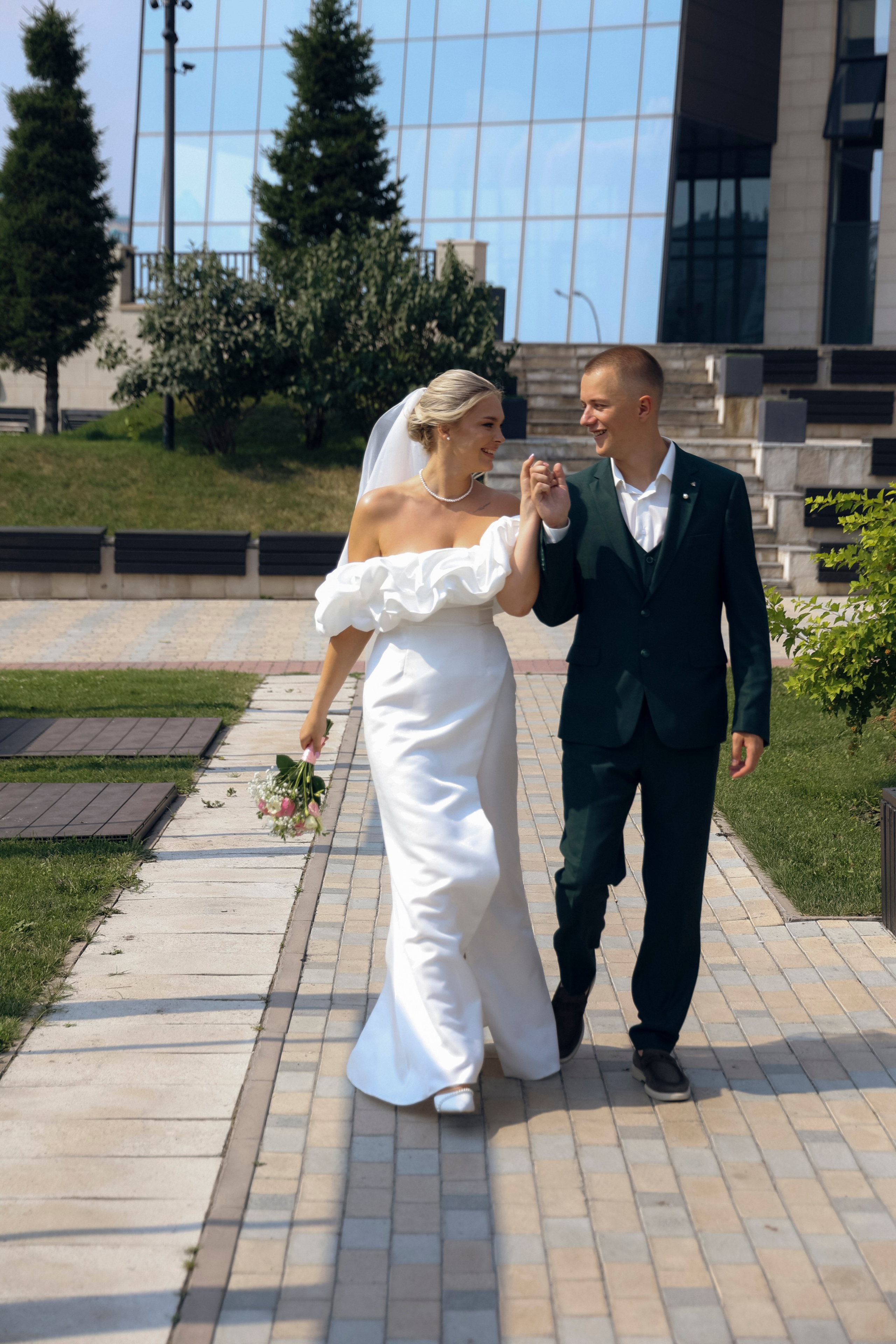 Свадебная фотосессия загс и прогулка
