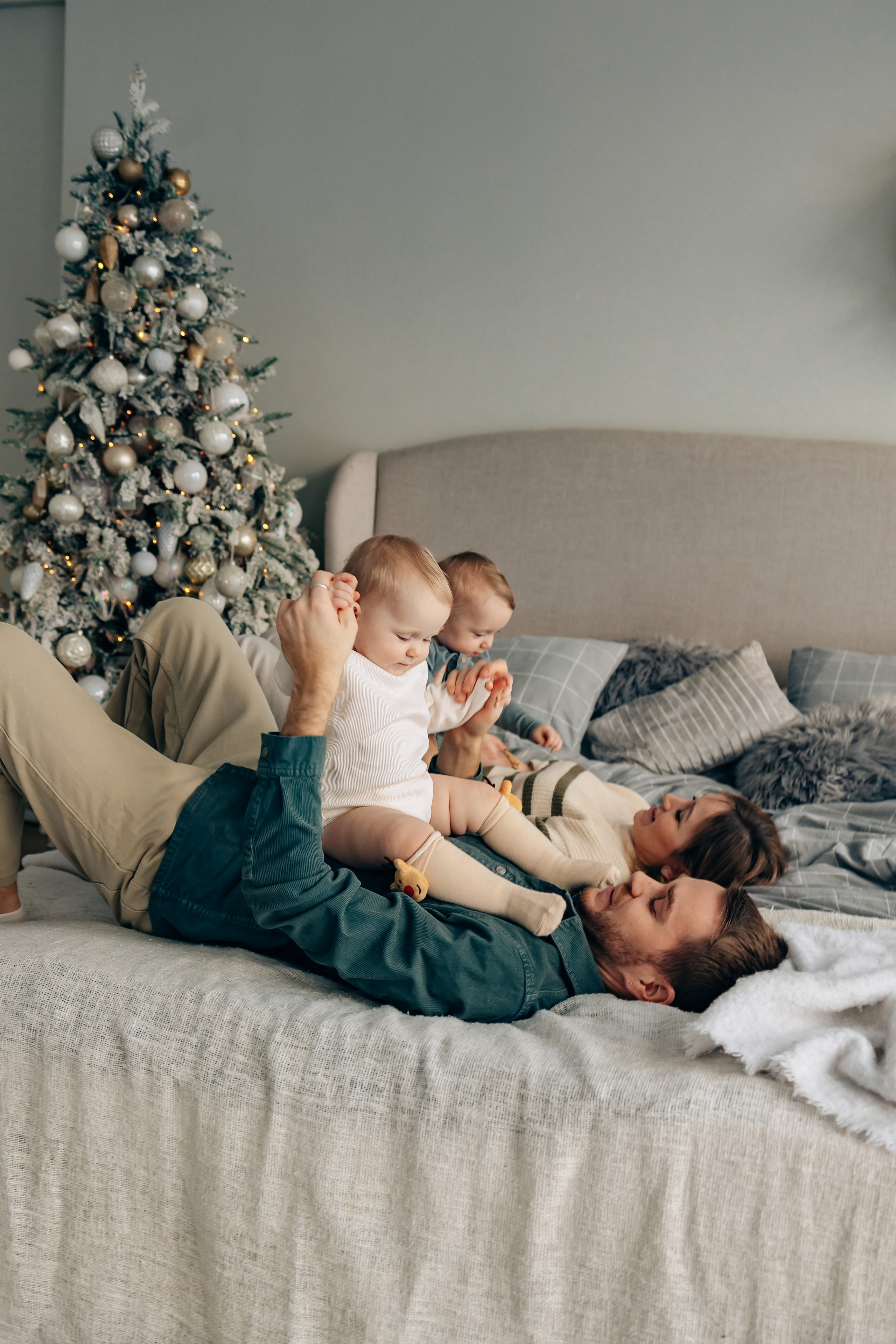 Новый год в студии. Фотограф Алена Малинина в Санкт-Петербурге Пушкин Питер СПб Семейные и детские фотосессии