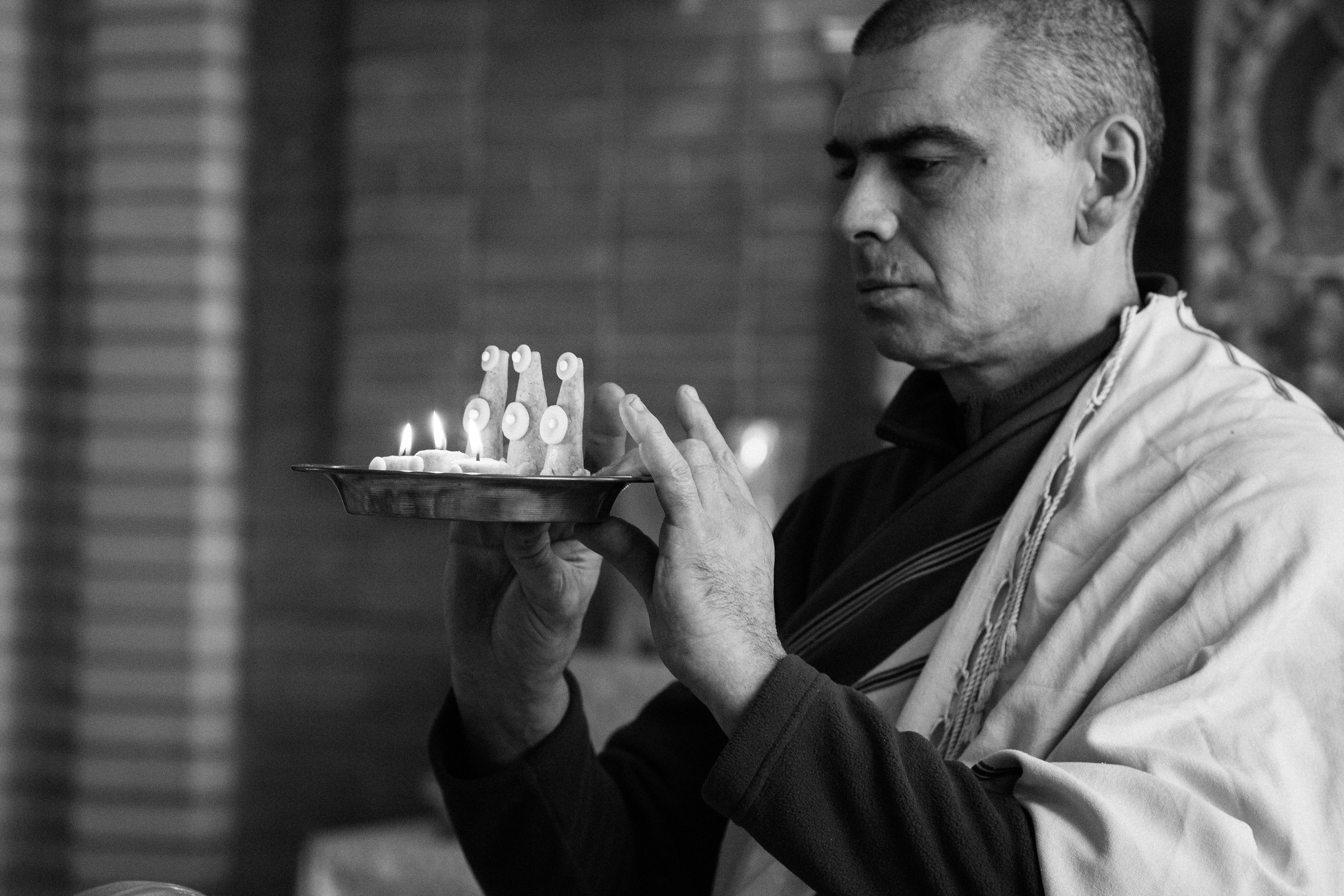 Строительство Ступы в Яхроме. Фотография, как она есть