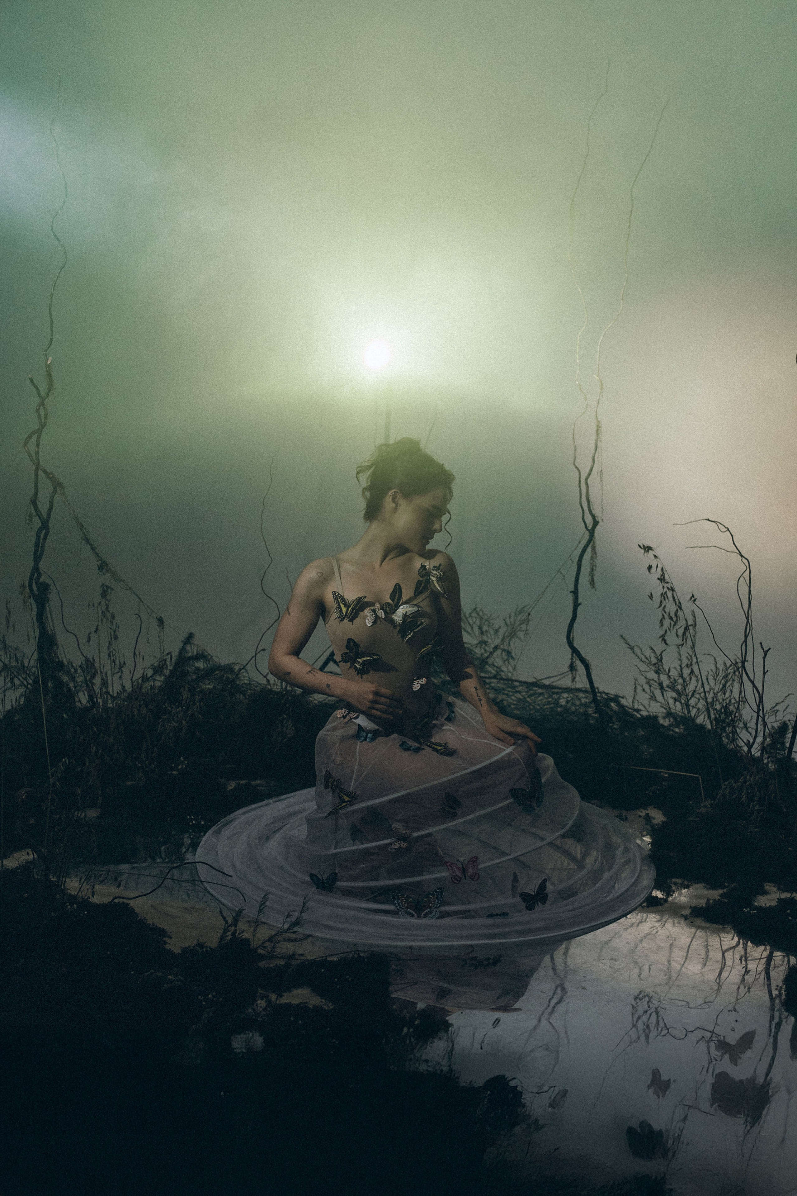 Мария с бабочками. Фотограф в Москве Ангелина Ким