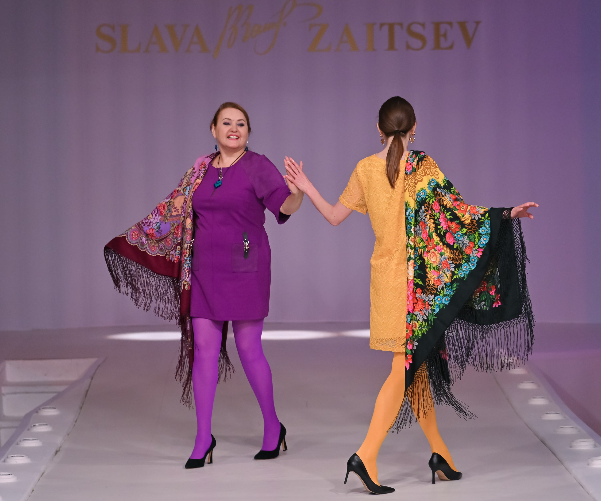 Показ в доме моды В.Зайцева. Коллекционер и искусствовед Олеся Ястребова