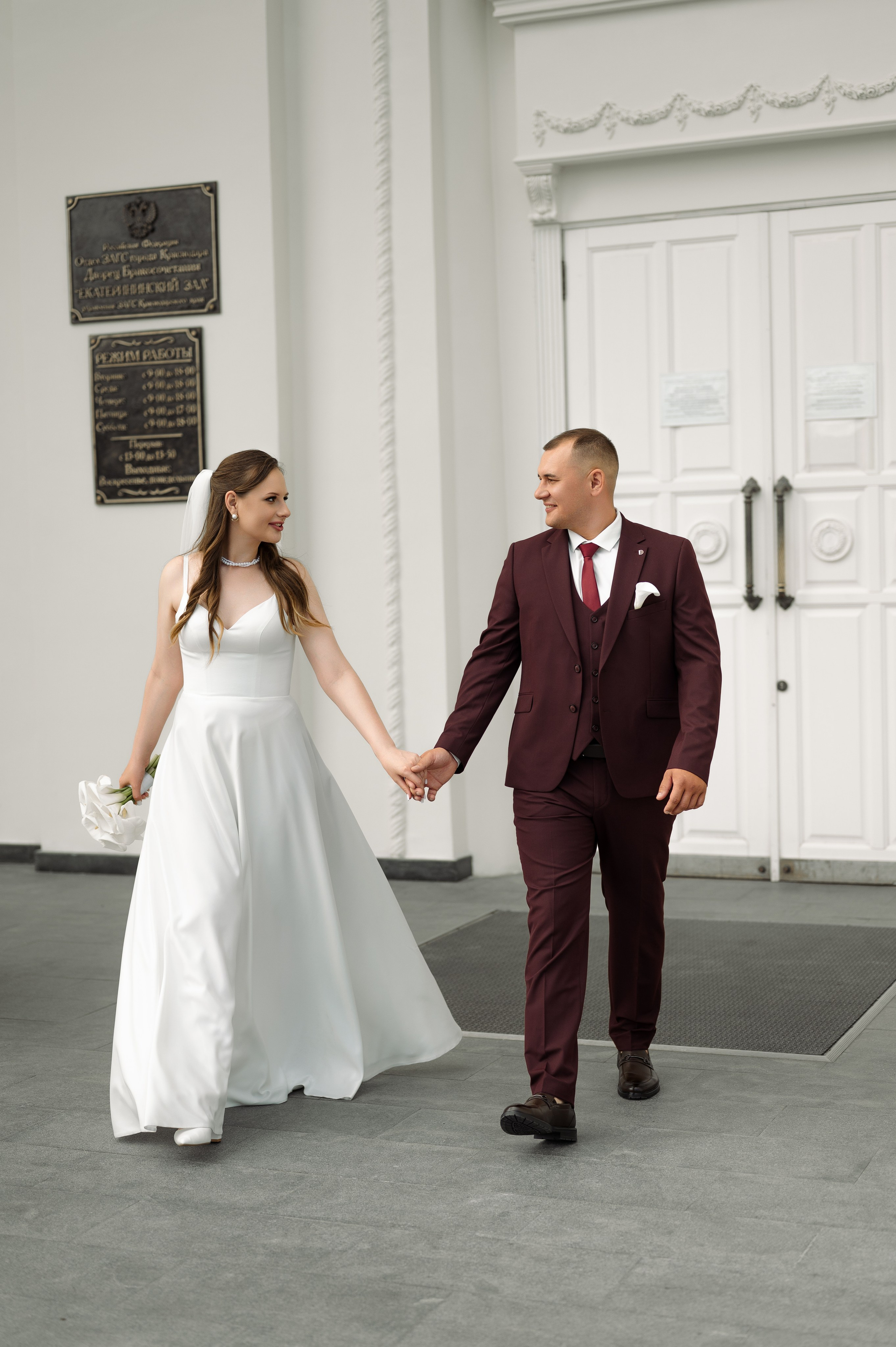 Загс (студия и прогулка). Свадебный и семейный фотограф в Краснодаре Алина Мельник