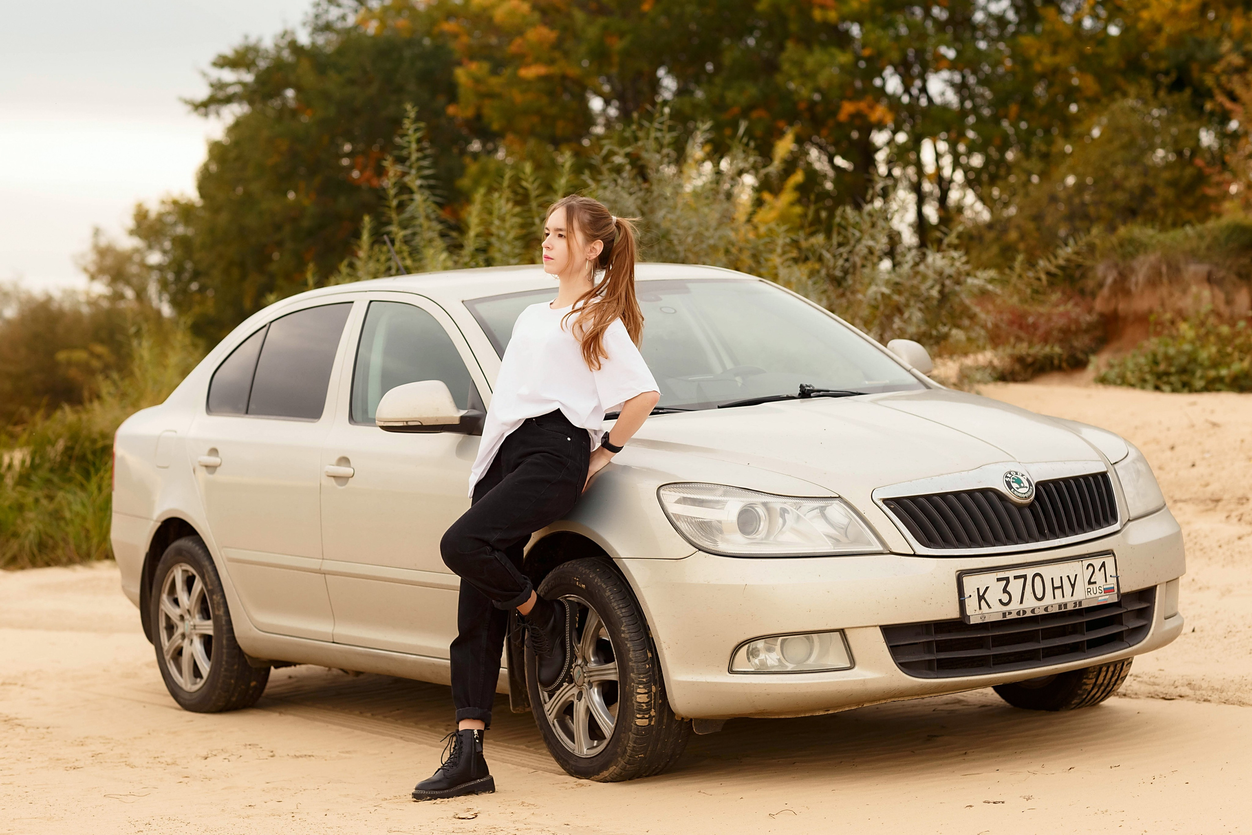 Фотосессия с Леной в Заволжье. Портретный и репортажный фотограф в Чебоксарах Андриян Чаркин