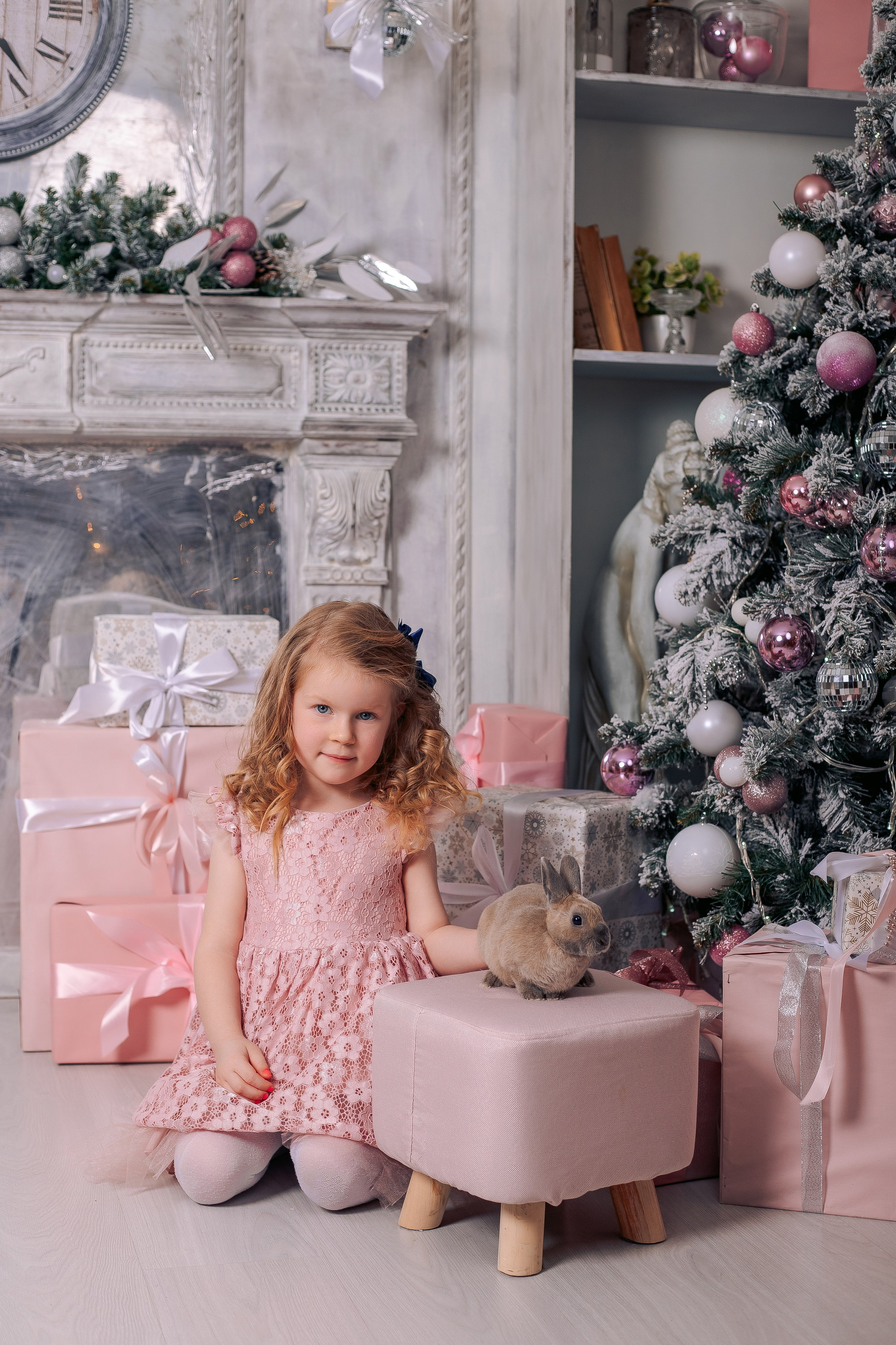 Новогодняя фотосессия фотодень спб с кроликами. Фотограф в Санкт-Петербурге, Анна Скворцова