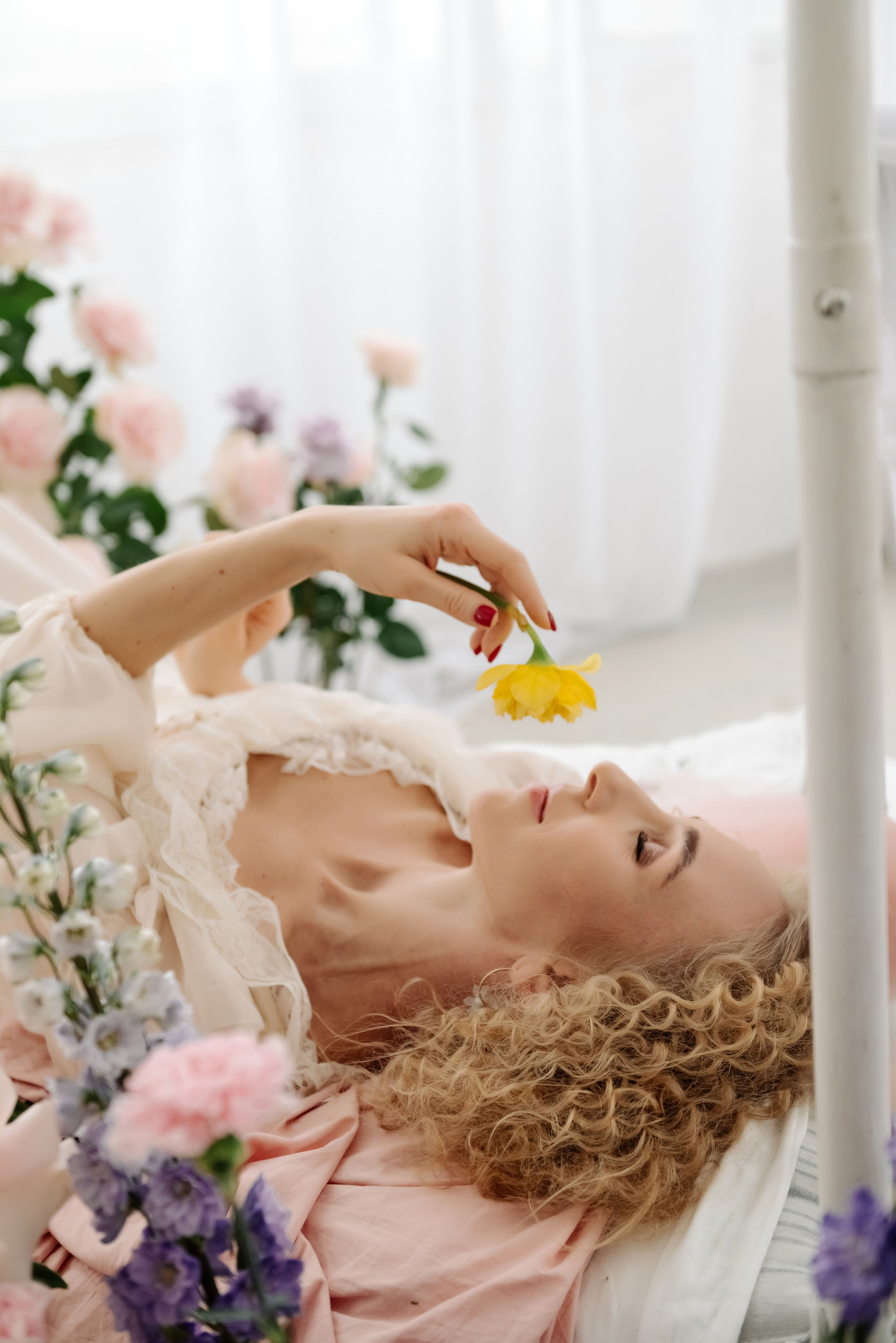 Индивидуальная. Цветочное настроение. Свадебный и сеейный фотограф в Санкт-Петербурге Елена Худякова