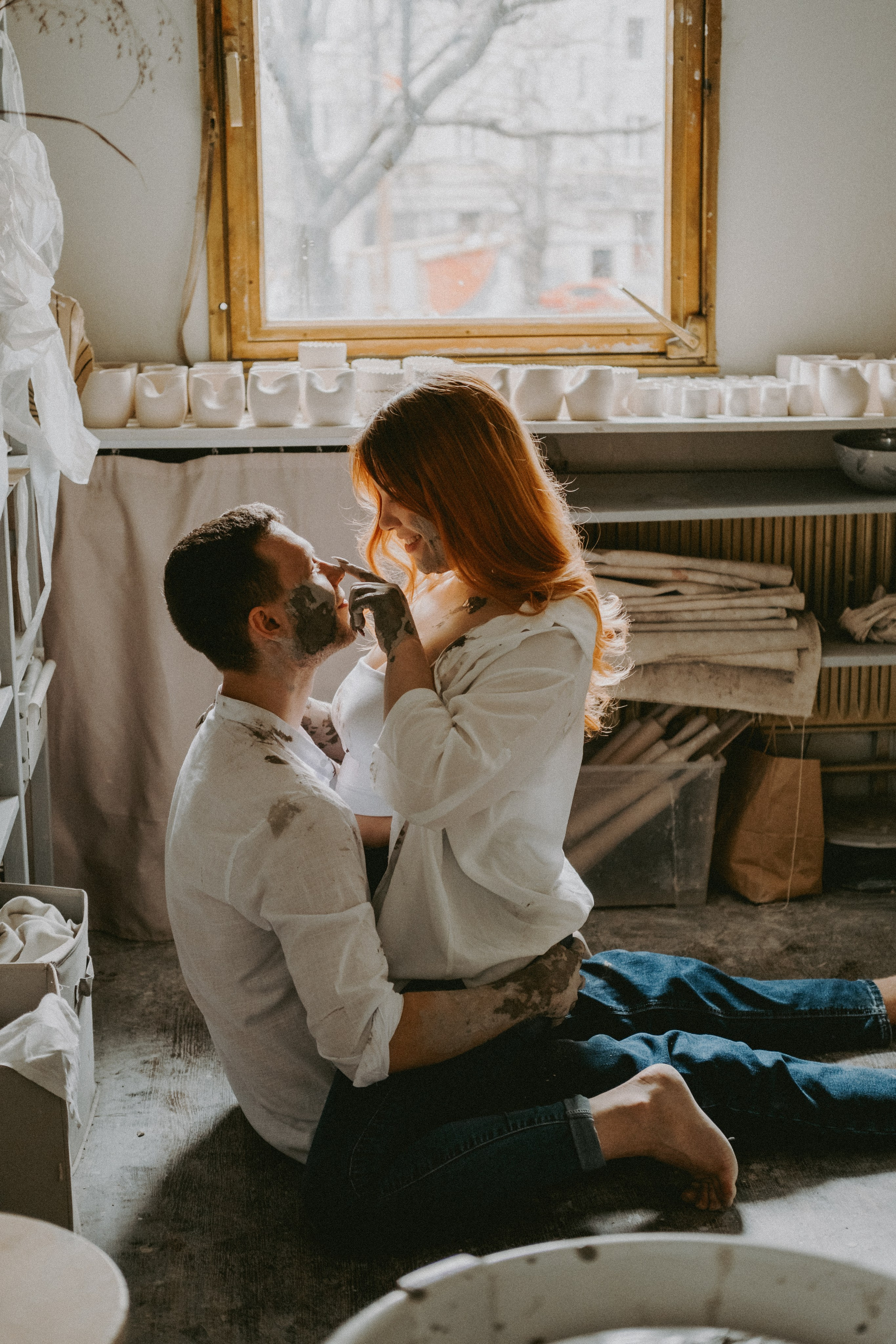 Фотосессия в гончарной мастерской. Семейный фотограф в Москве Кристина Маркос