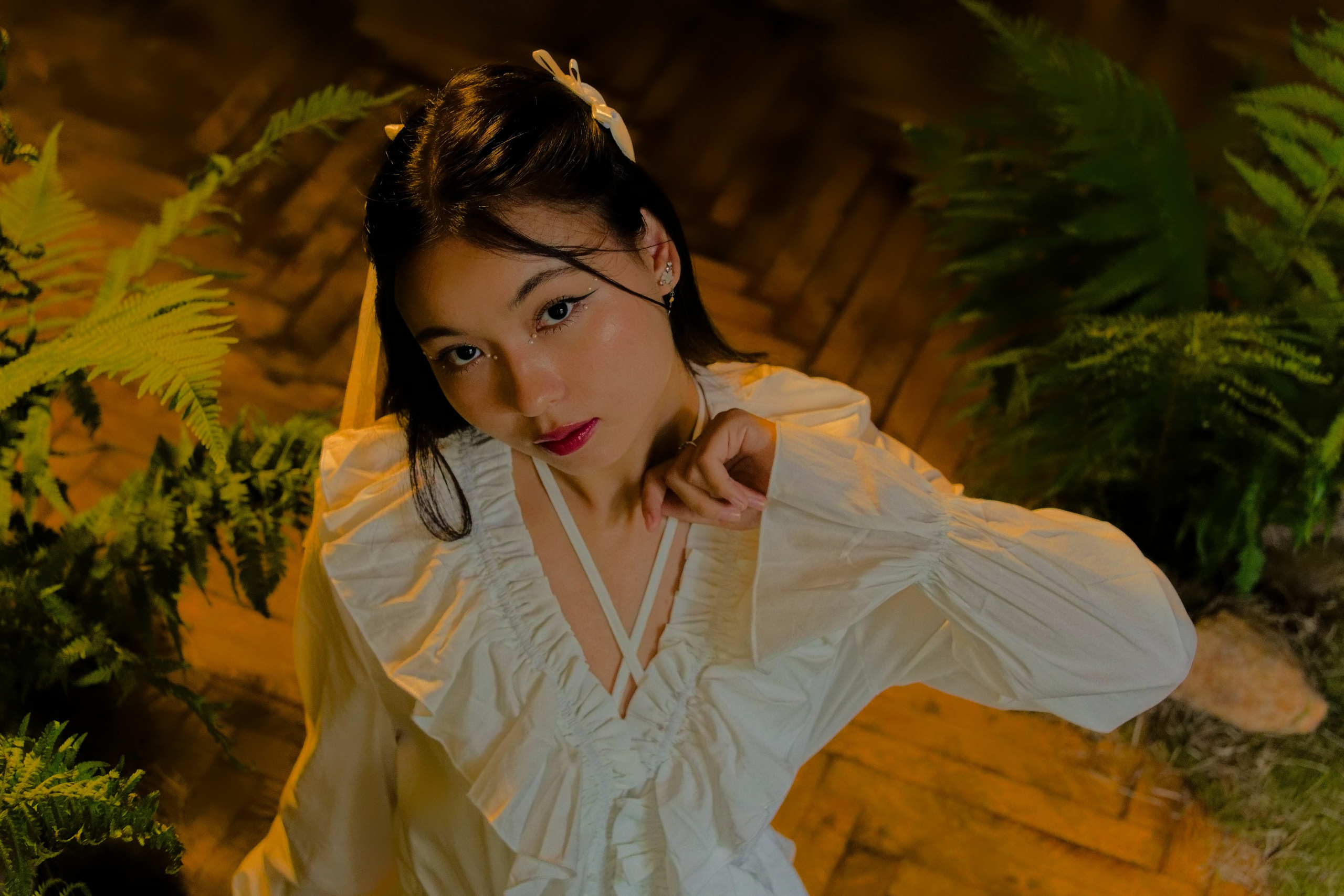 Аделина. Папоротник. Фотограф Денис Шемет