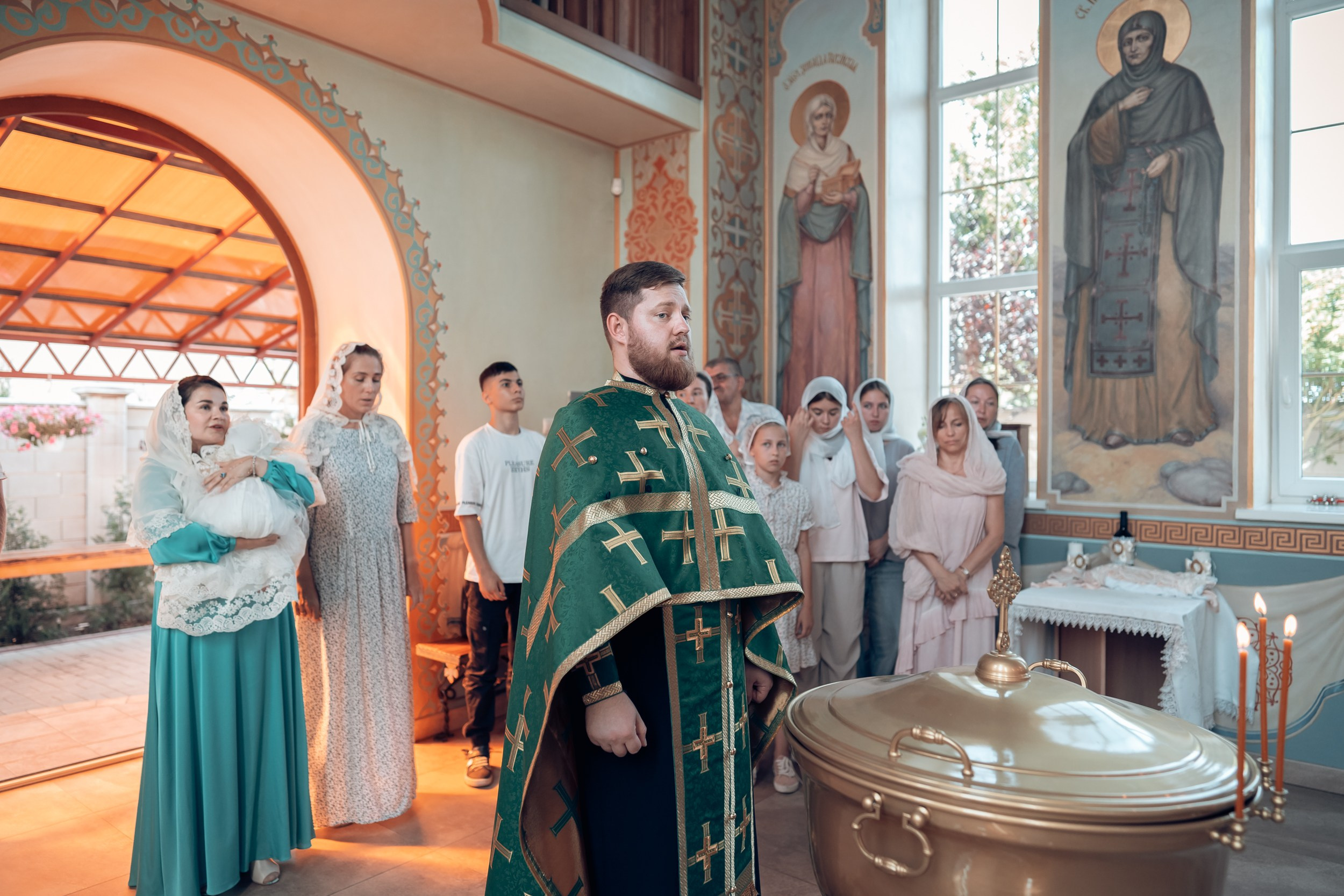 Крещение в храме ап.Андрея Первозванного г. Севастополь. Церковный фотограф Севастополь