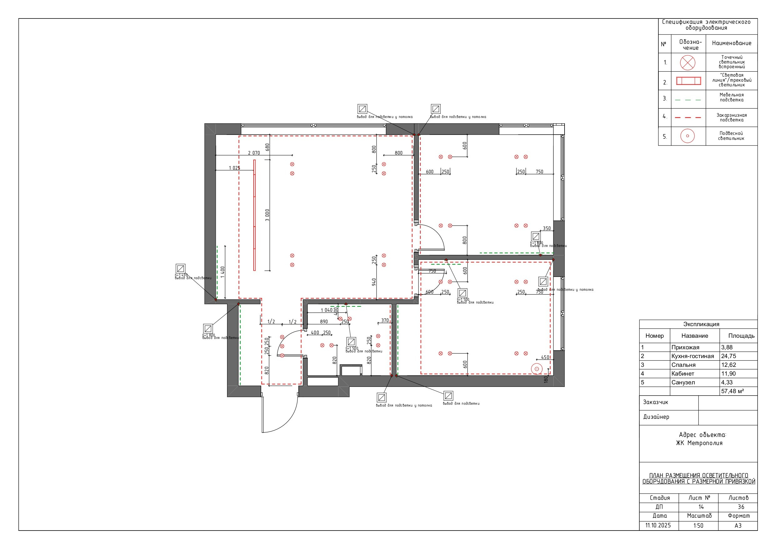 ЖК Метрополия. Дизайнер интерьера Ника Шуба