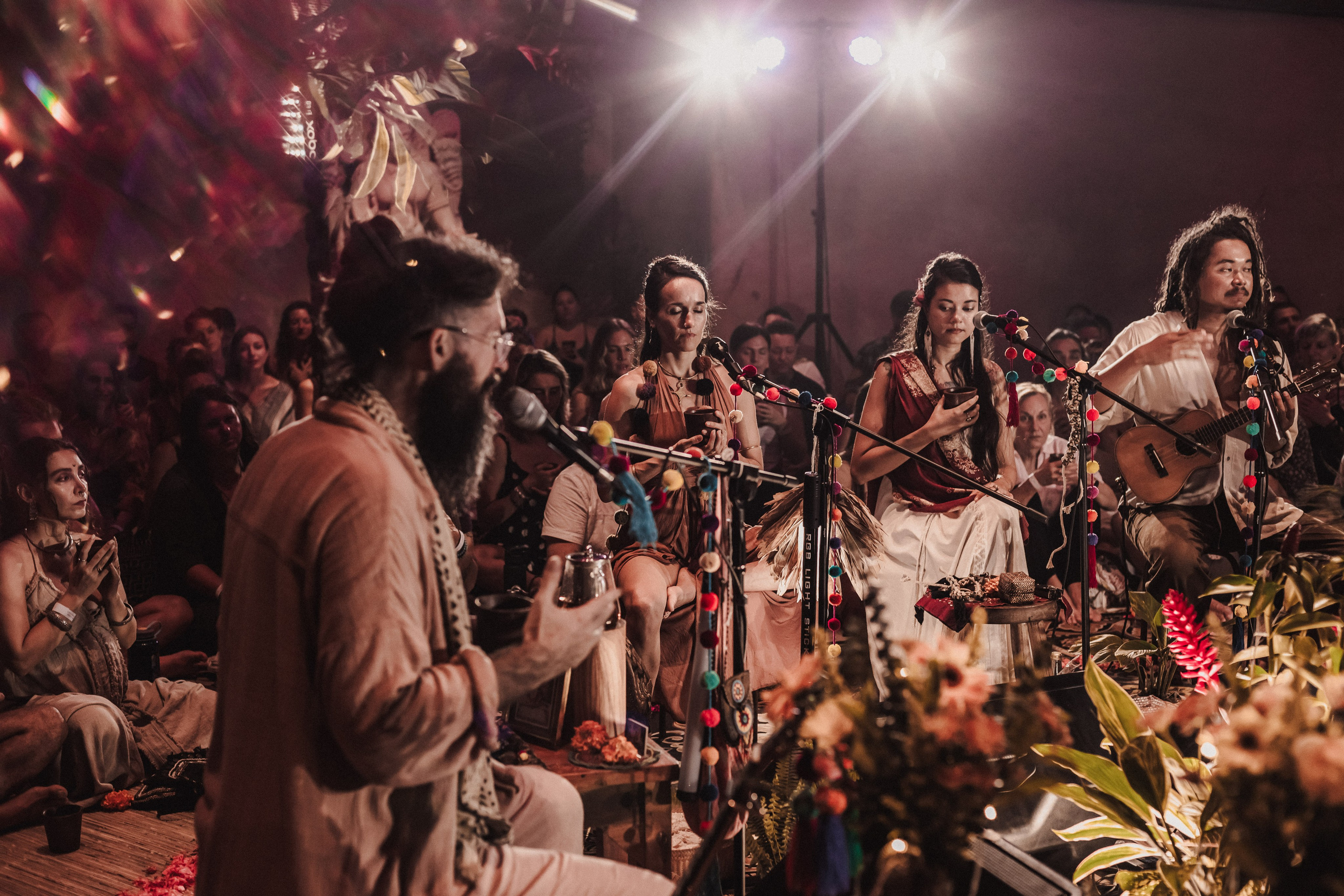 Hanuman Project kirtan at Alchemy march. Mariam Bagdasaryan