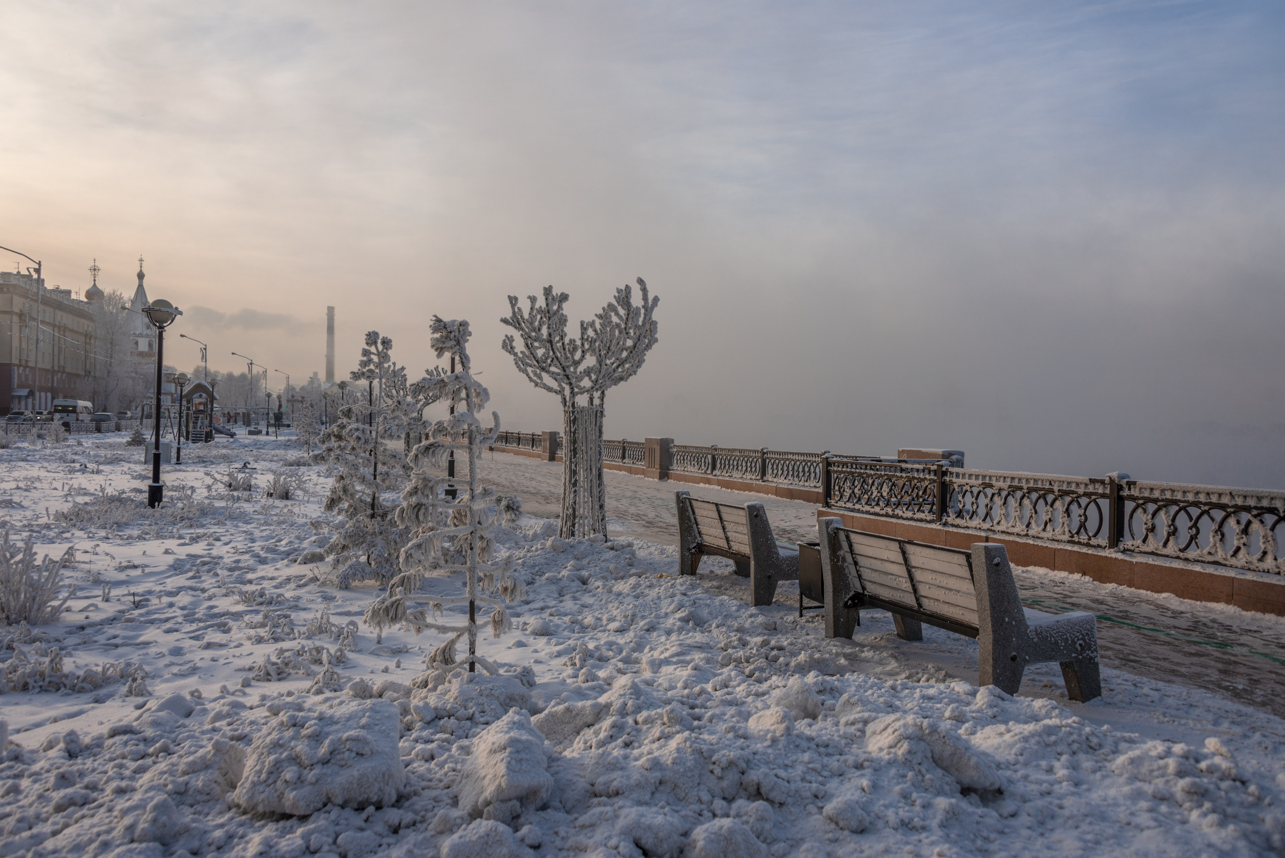 Зимний Иркутск. Фотограф Лара Кучина