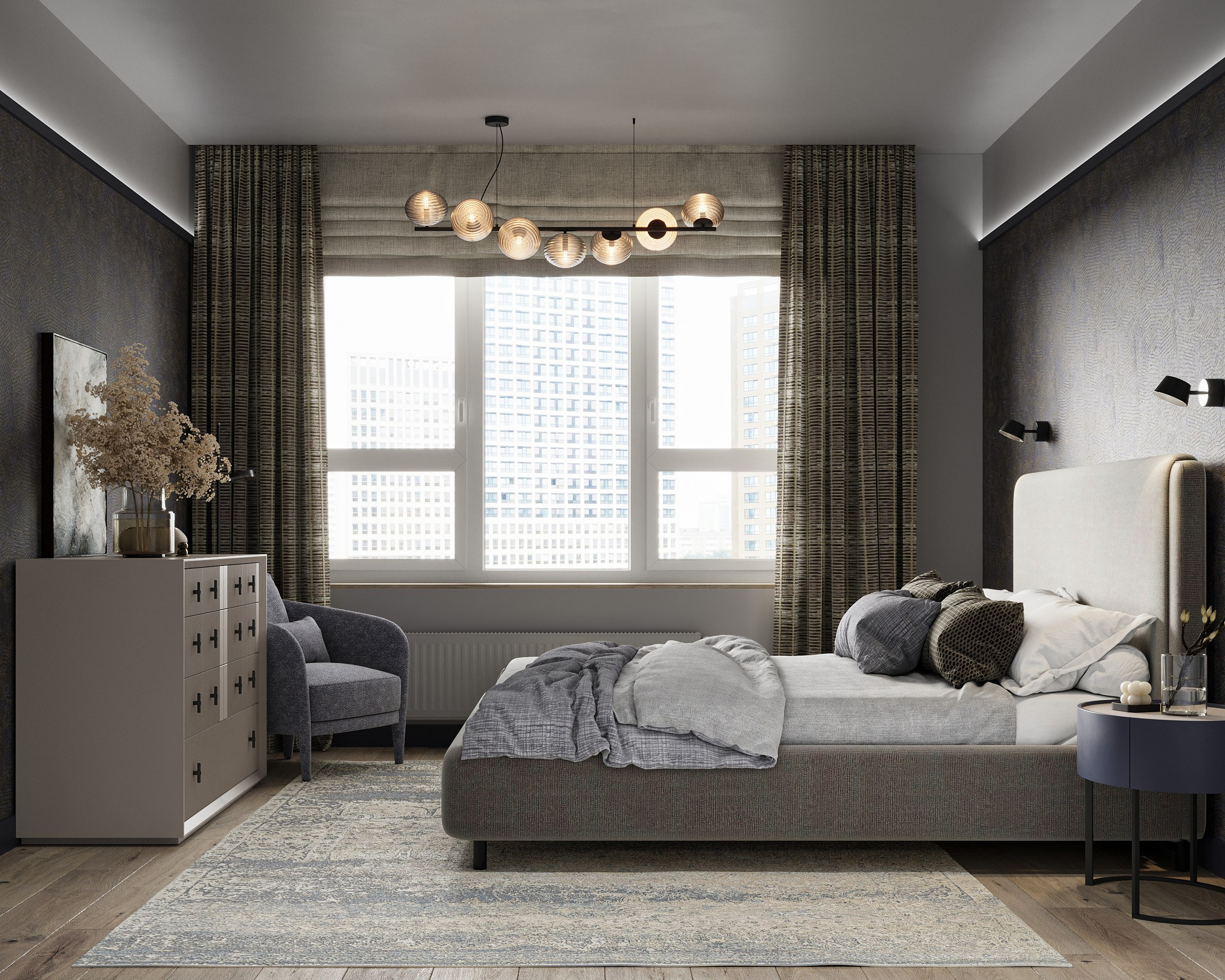 Bedroom. 3D-Визуализатор Алёна Сулохина