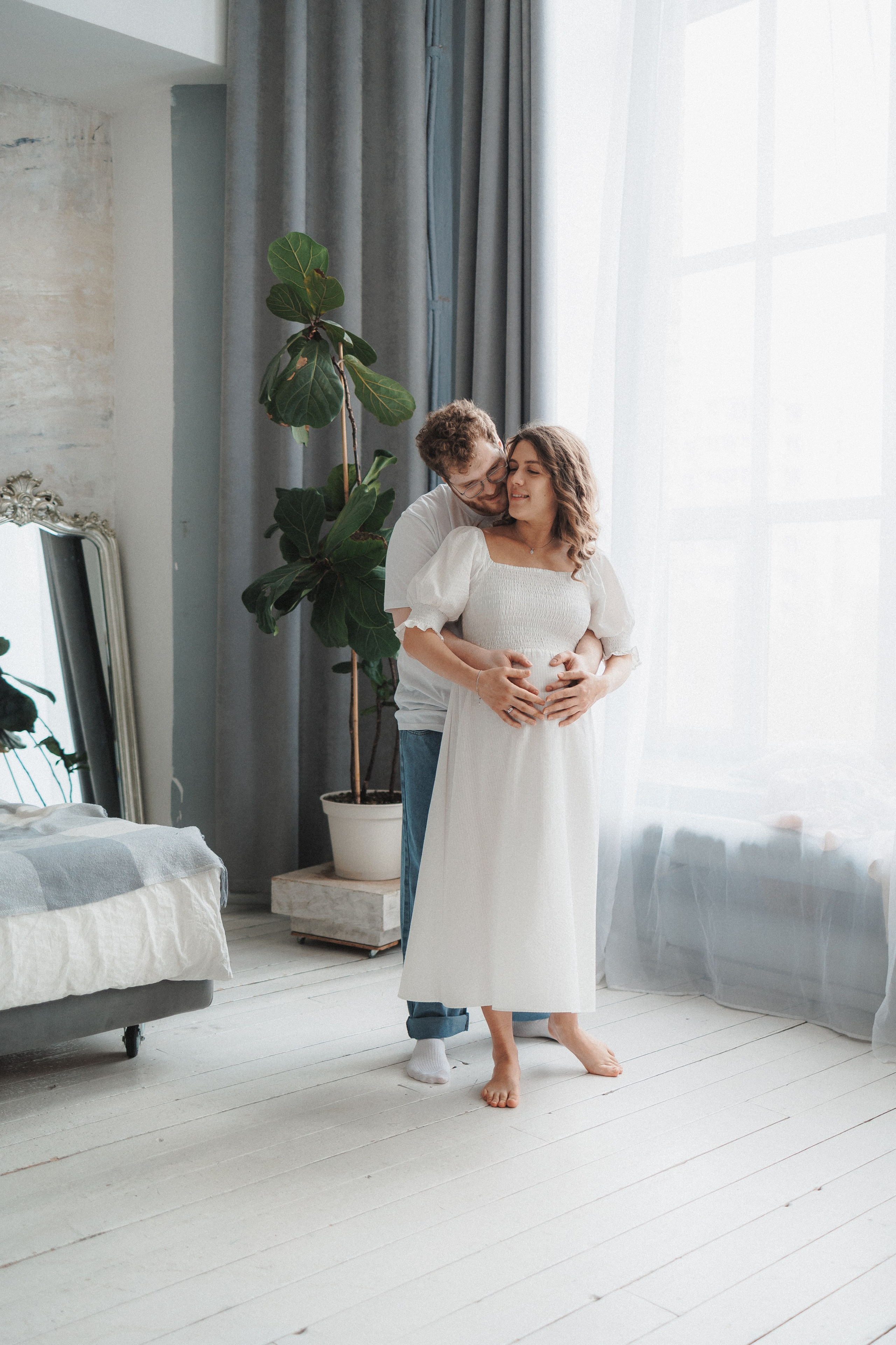 Любовь — это когда ты под сердцем носишь его ребенка. Фотограф Москва Светлана Кирюшина