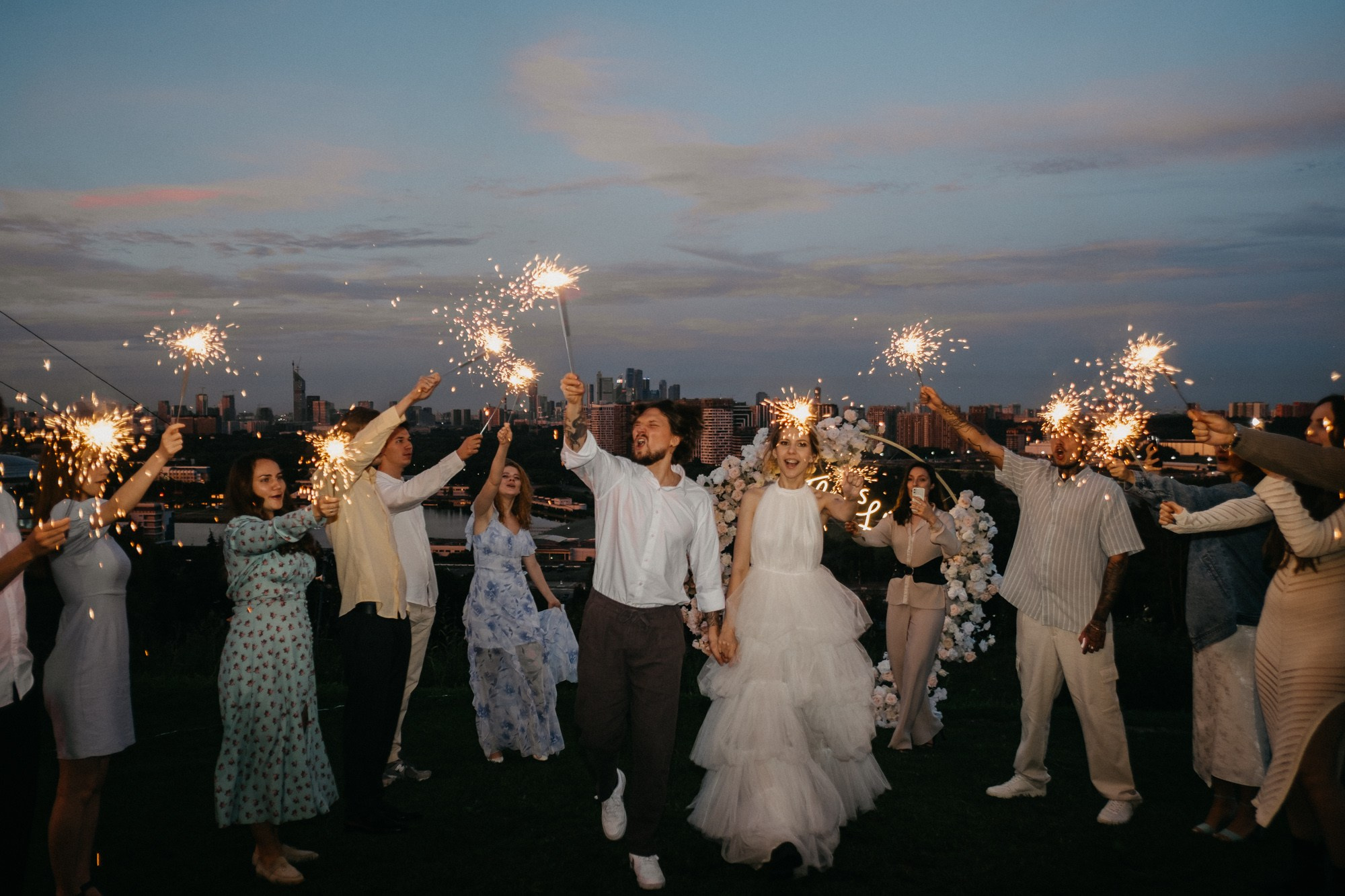 На высоте. Свадебный фотограф Александра Тюлякова