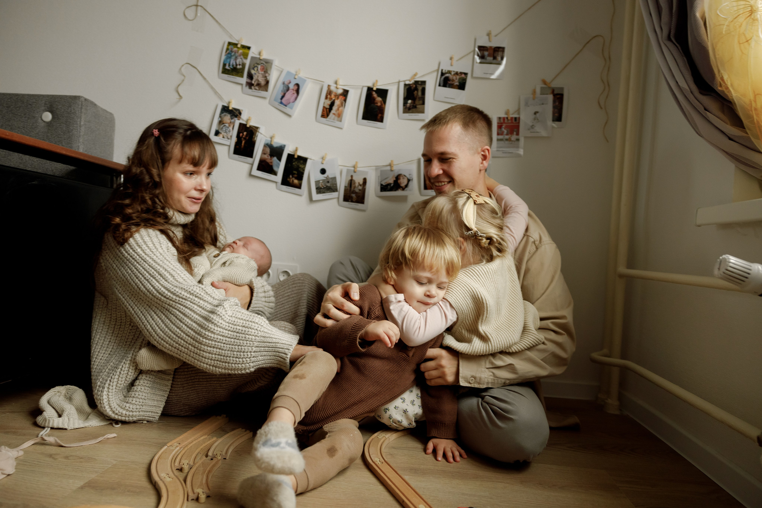 Домашняя семейная съёмка. Фотограф Москва