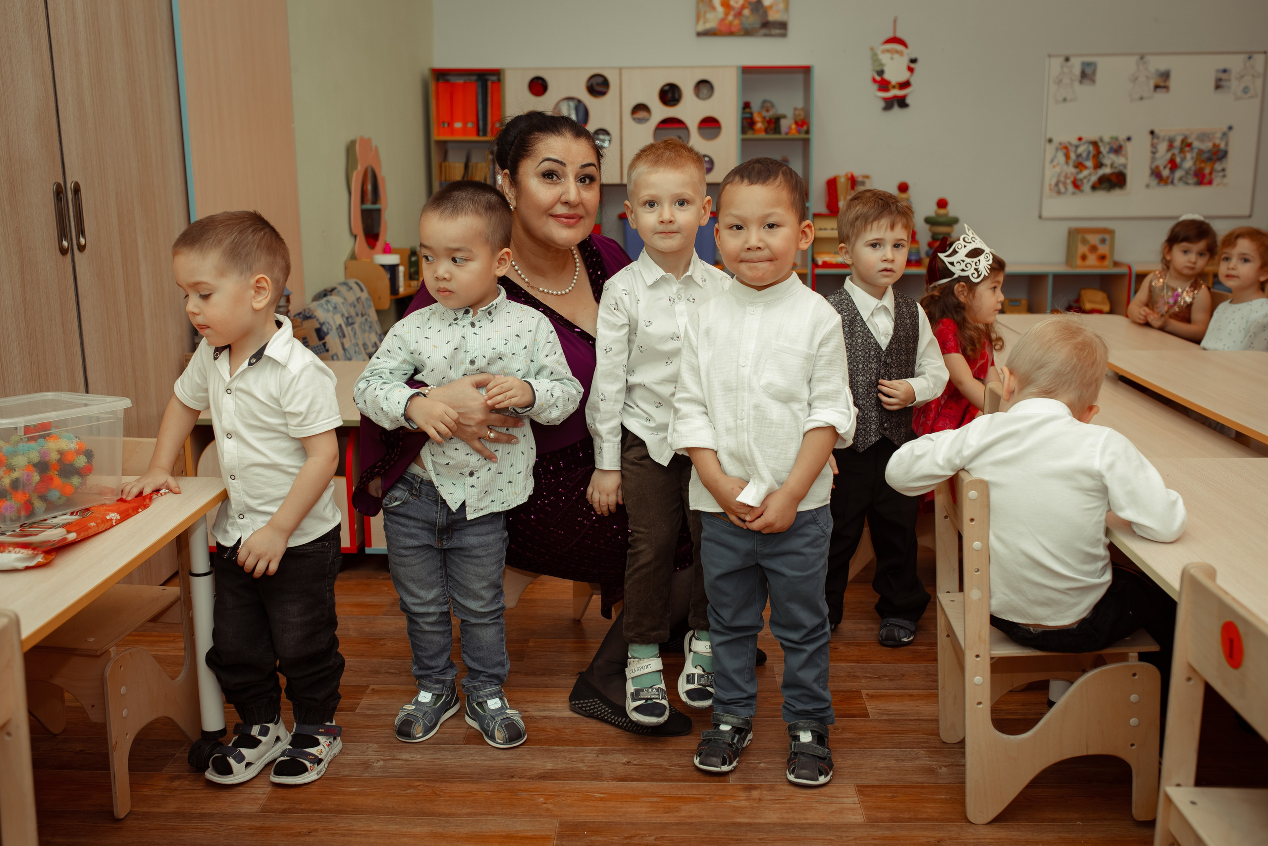 Новогодний утренник в детском саду. Семейный и детский фотограф в Москве Дорогова Екатерина
