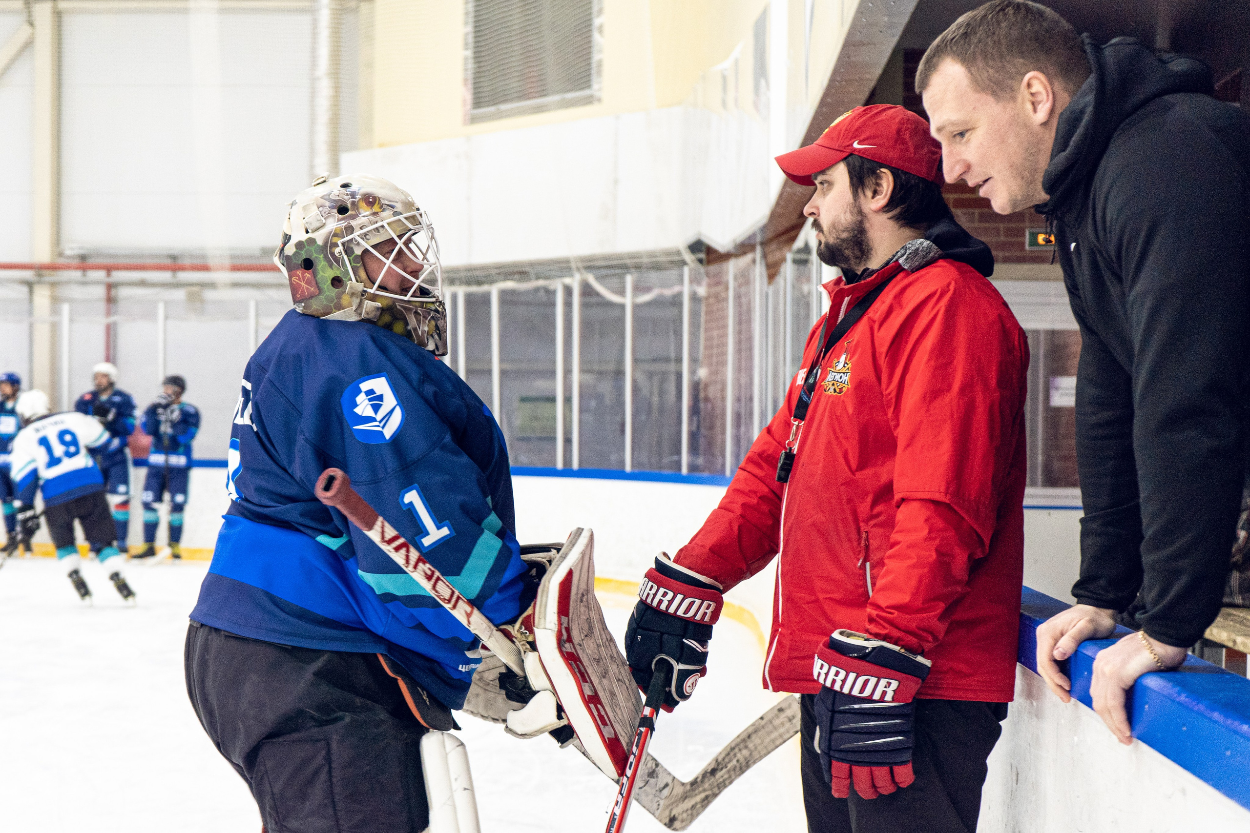 Тренировка по хоккею «ЦМКБ «Алмаз»