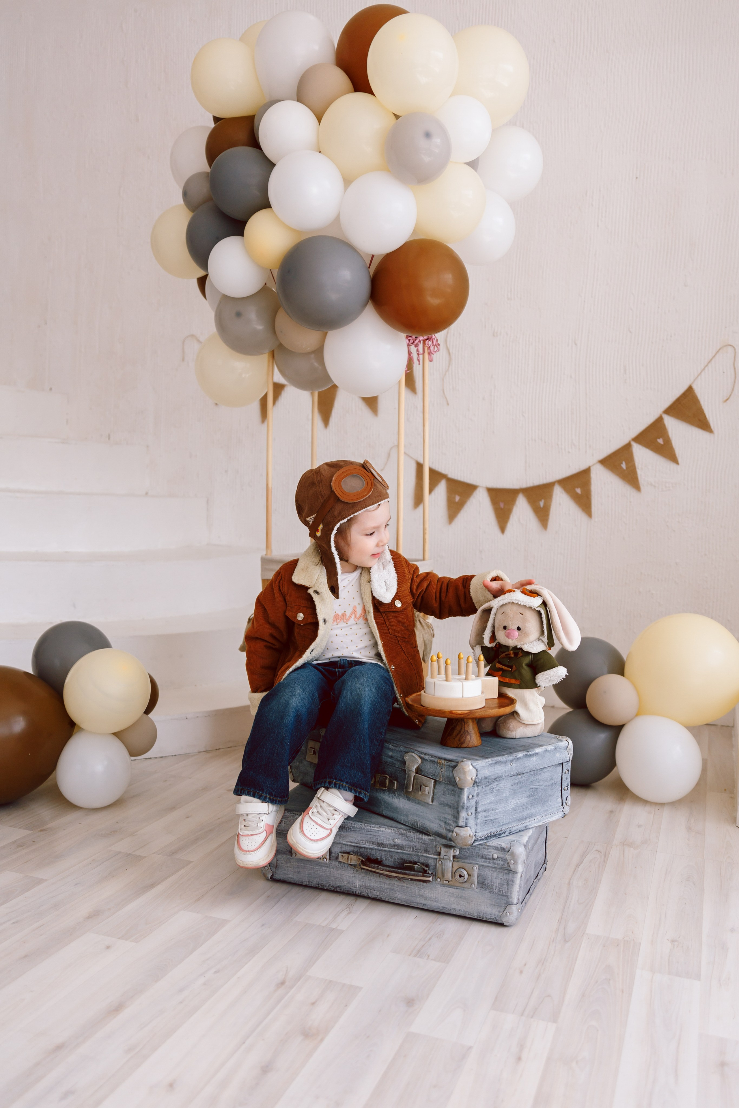 Фотодень «на воздушном шаре». Фотограф новорожденных Тверь Диана Муляева