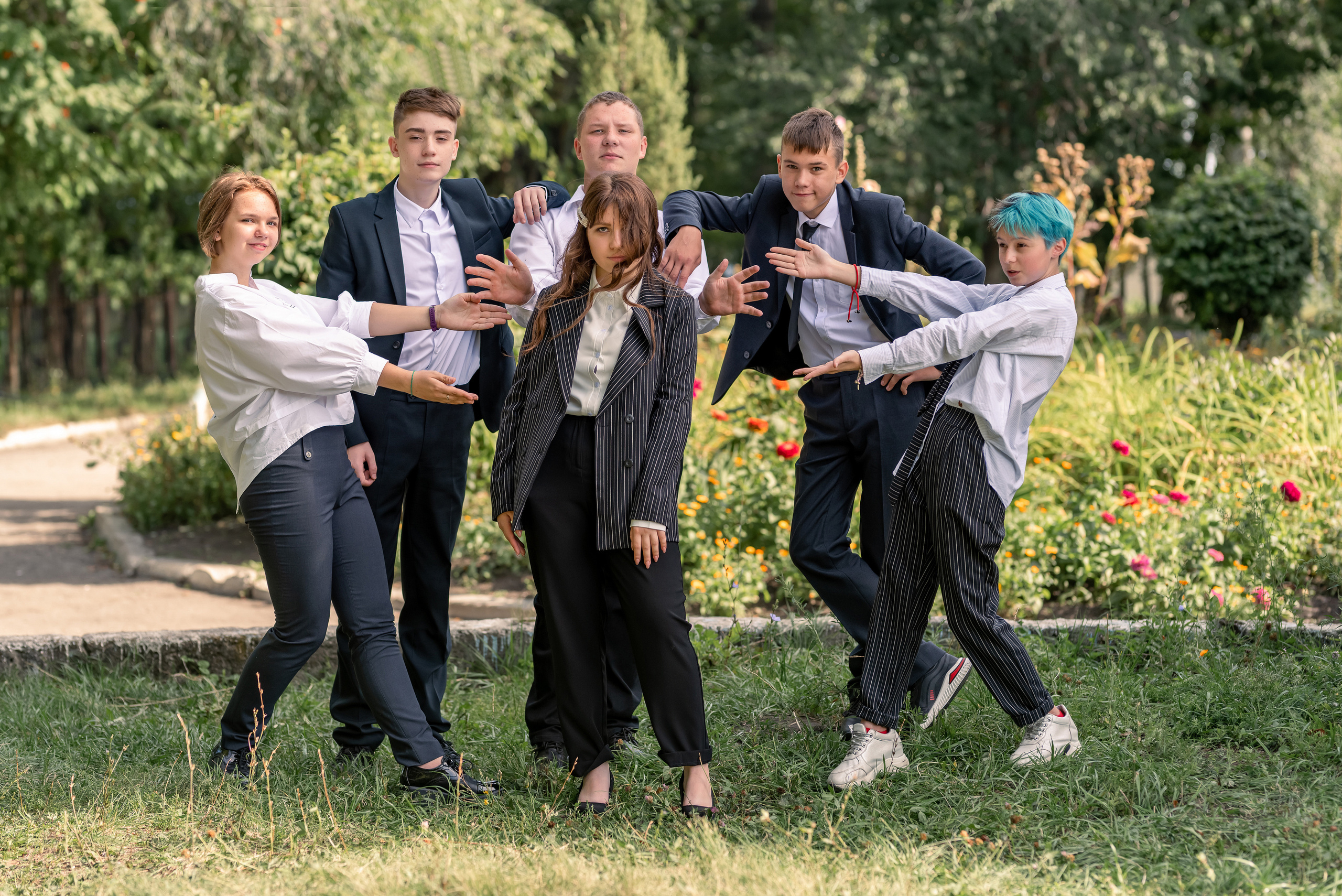 9кл 1сентября после линейки. Школьный и семейный фотограф в Ульяновске Елена Агафонова