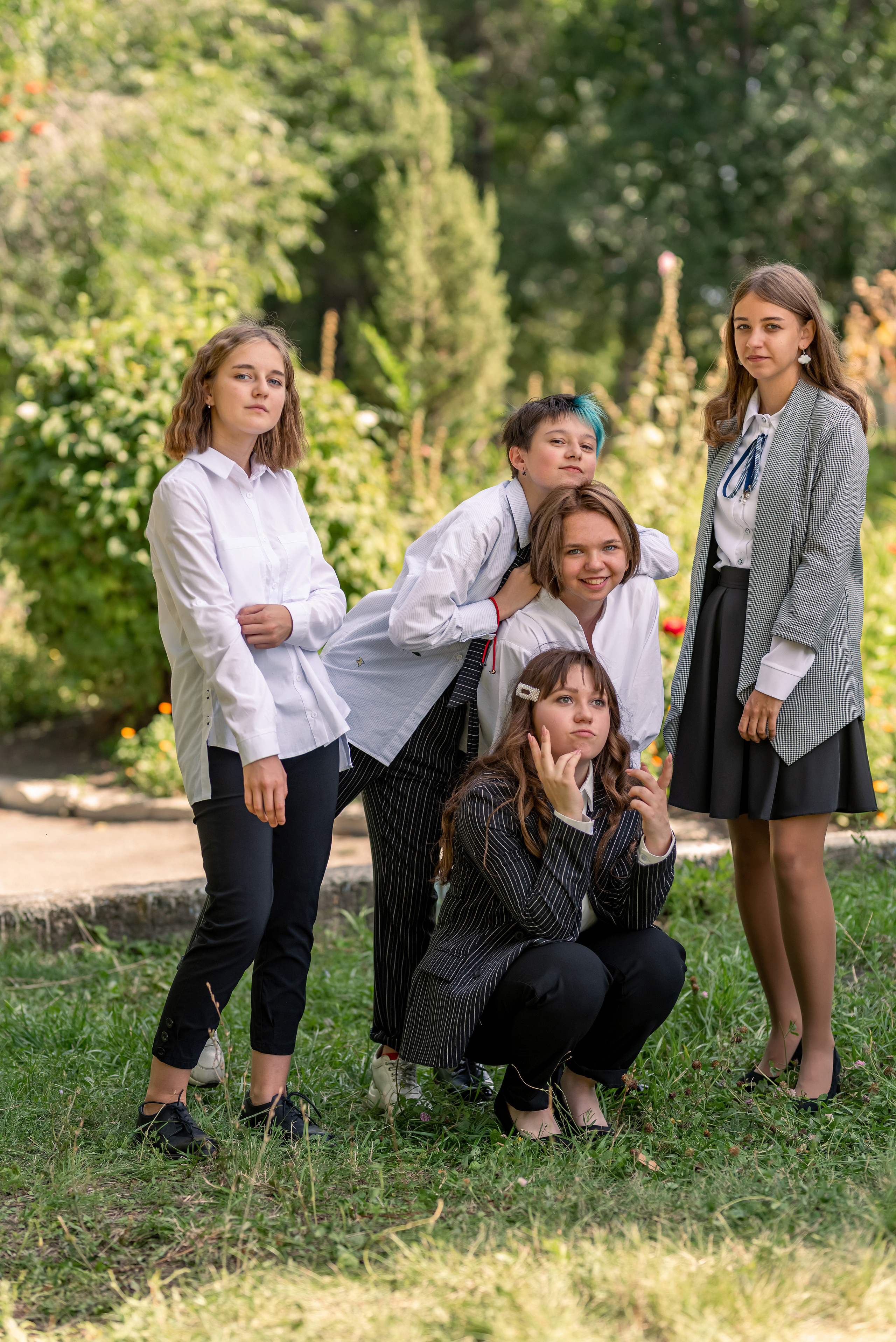 9кл 1сентября после линейки. Школьный и семейный фотограф в Ульяновске Елена Агафонова