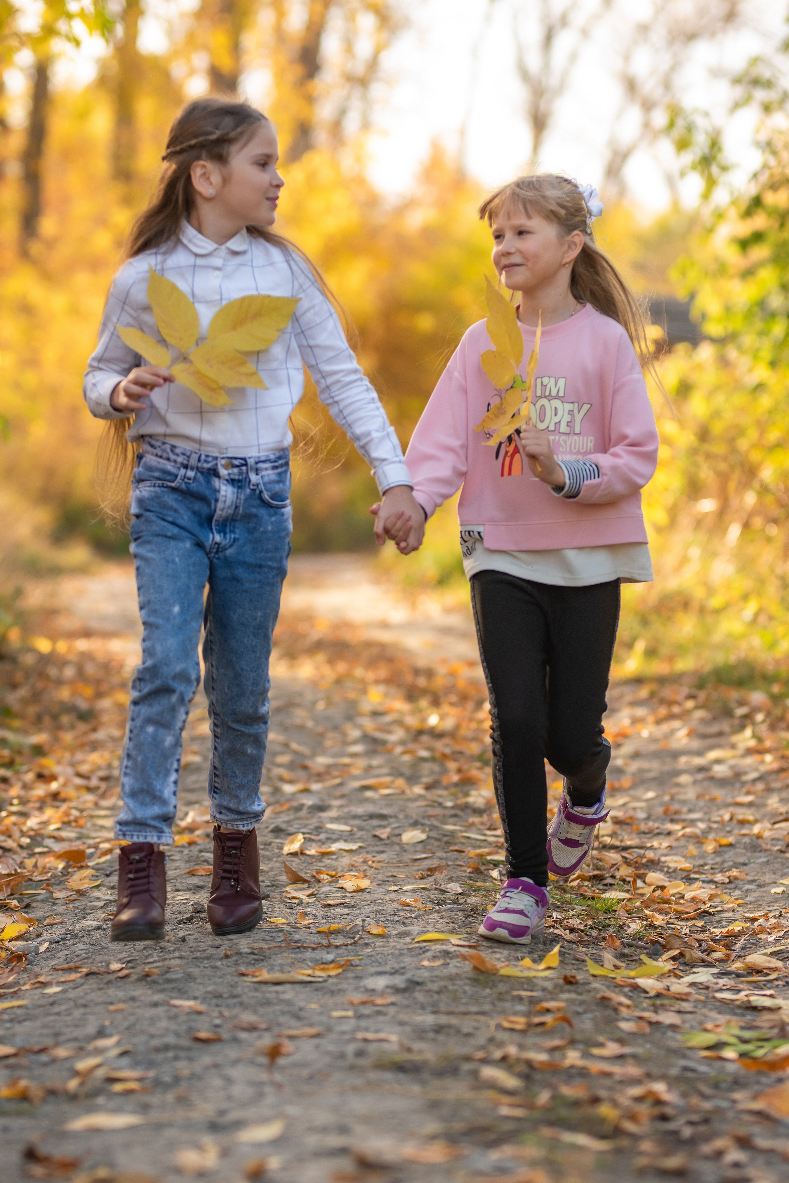 Четвероклашки на осенней прогулке. Школьный и семейный фотограф в Ульяновске Елена Агафонова