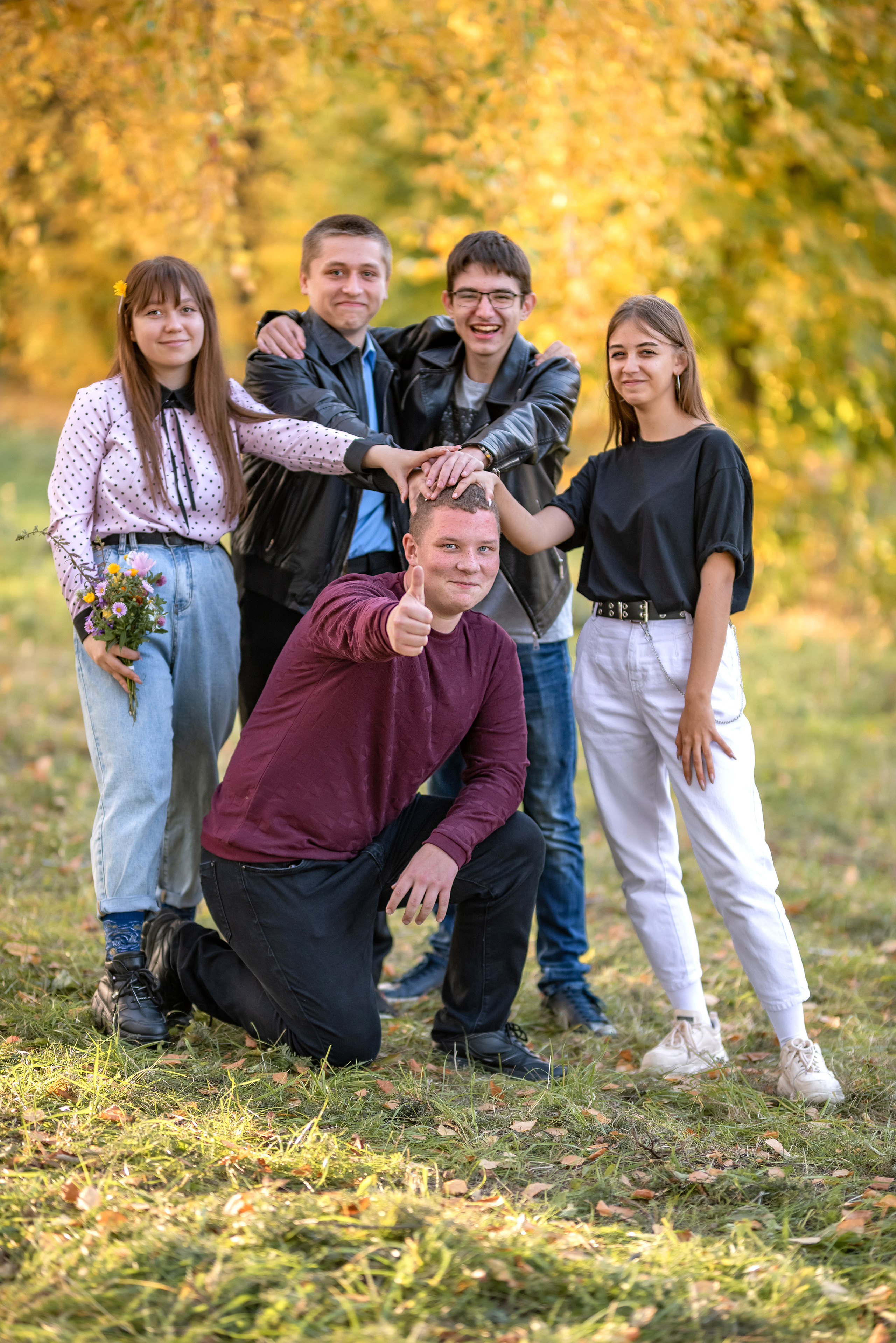 Осенняя прогулка 9 кл. Школьный и семейный фотограф в Ульяновске Елена Агафонова