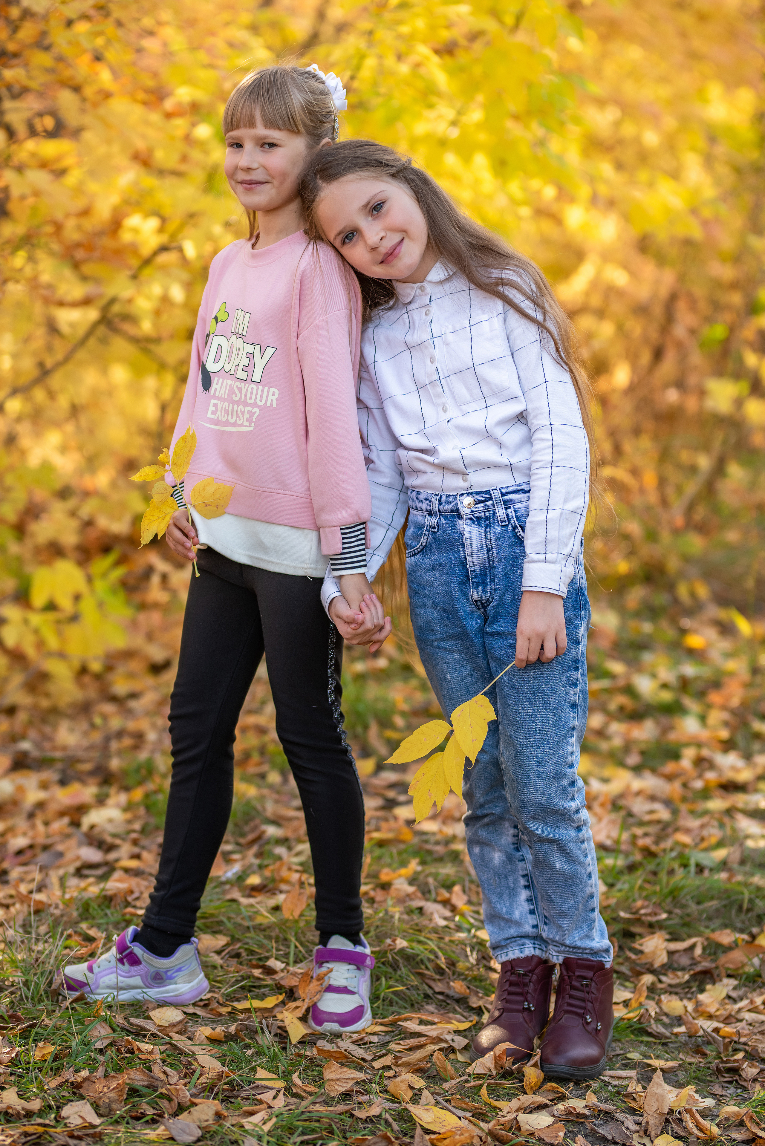 Четвероклашки на осенней прогулке. Школьный и семейный фотограф в Ульяновске Елена Агафонова