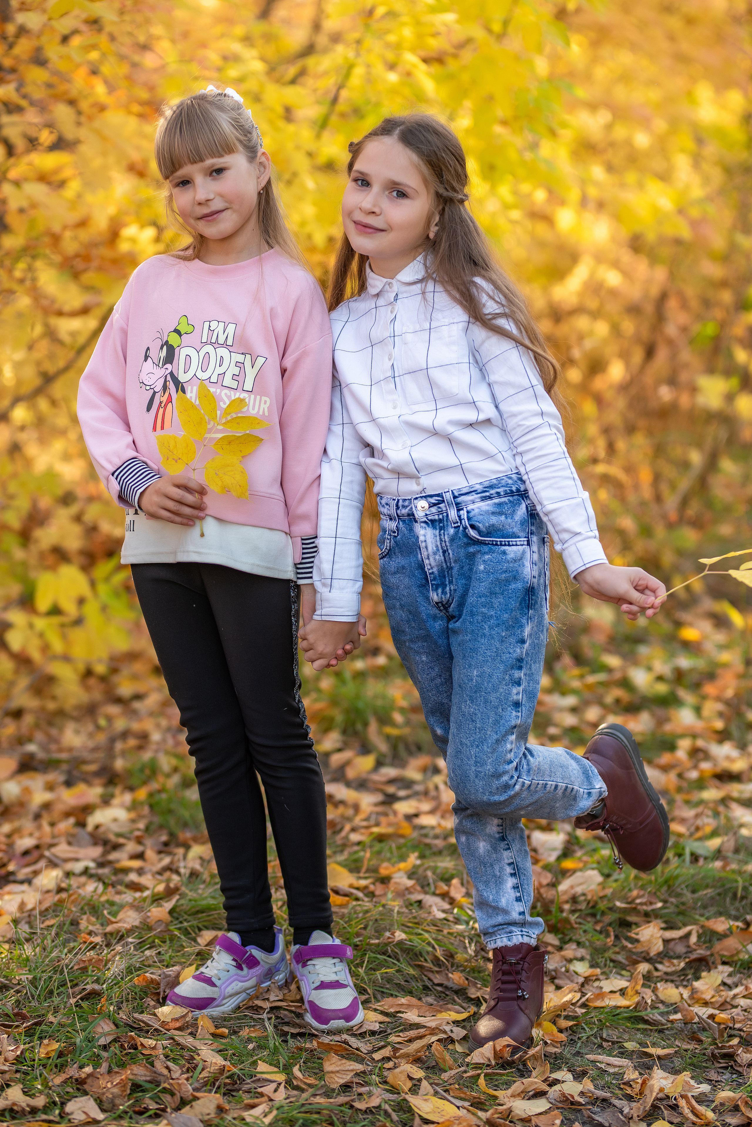 Четвероклашки на осенней прогулке. Школьный и семейный фотограф в Ульяновске Елена Агафонова