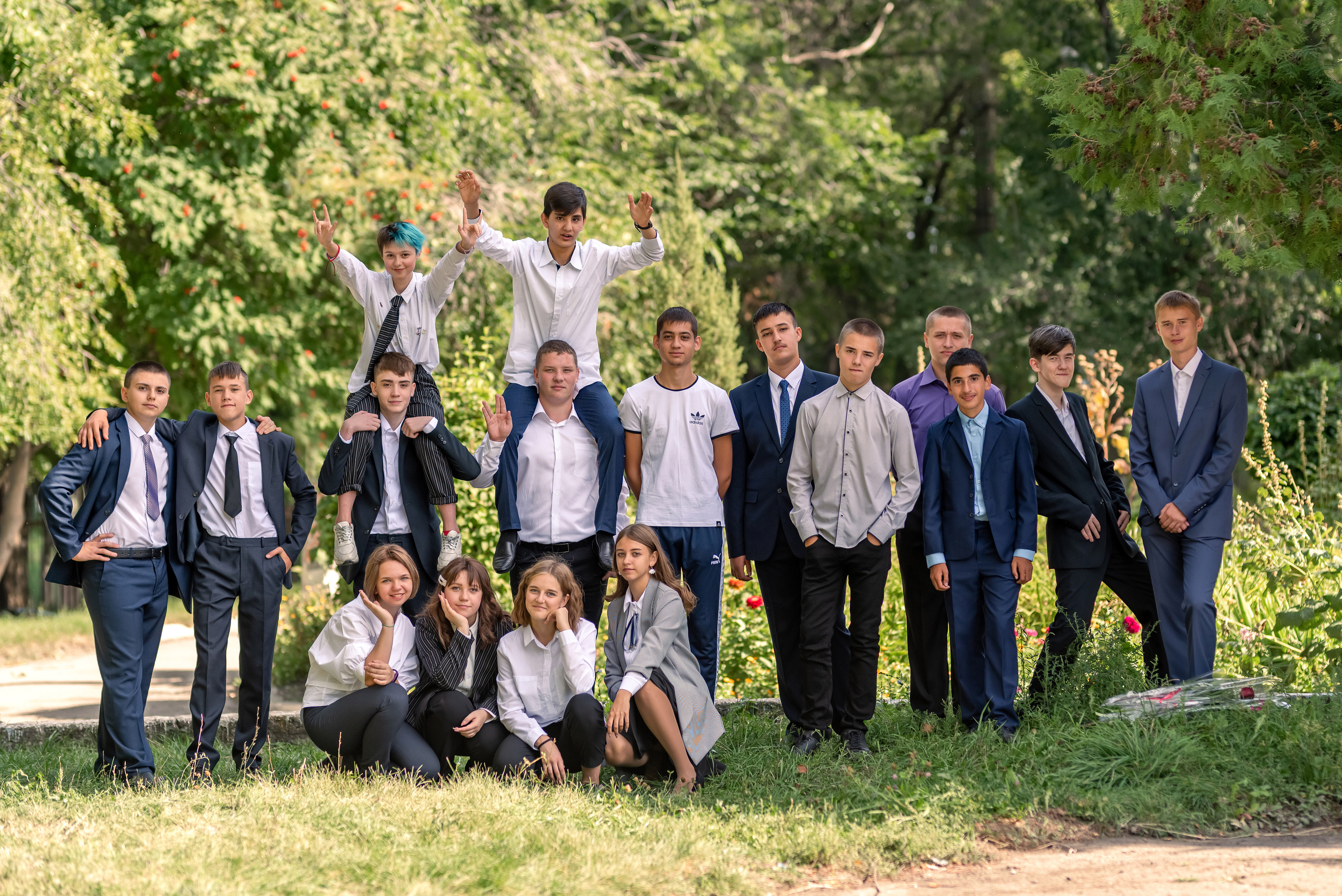 9кл 1сентября после линейки. Школьный и семейный фотограф в Ульяновске Елена Агафонова