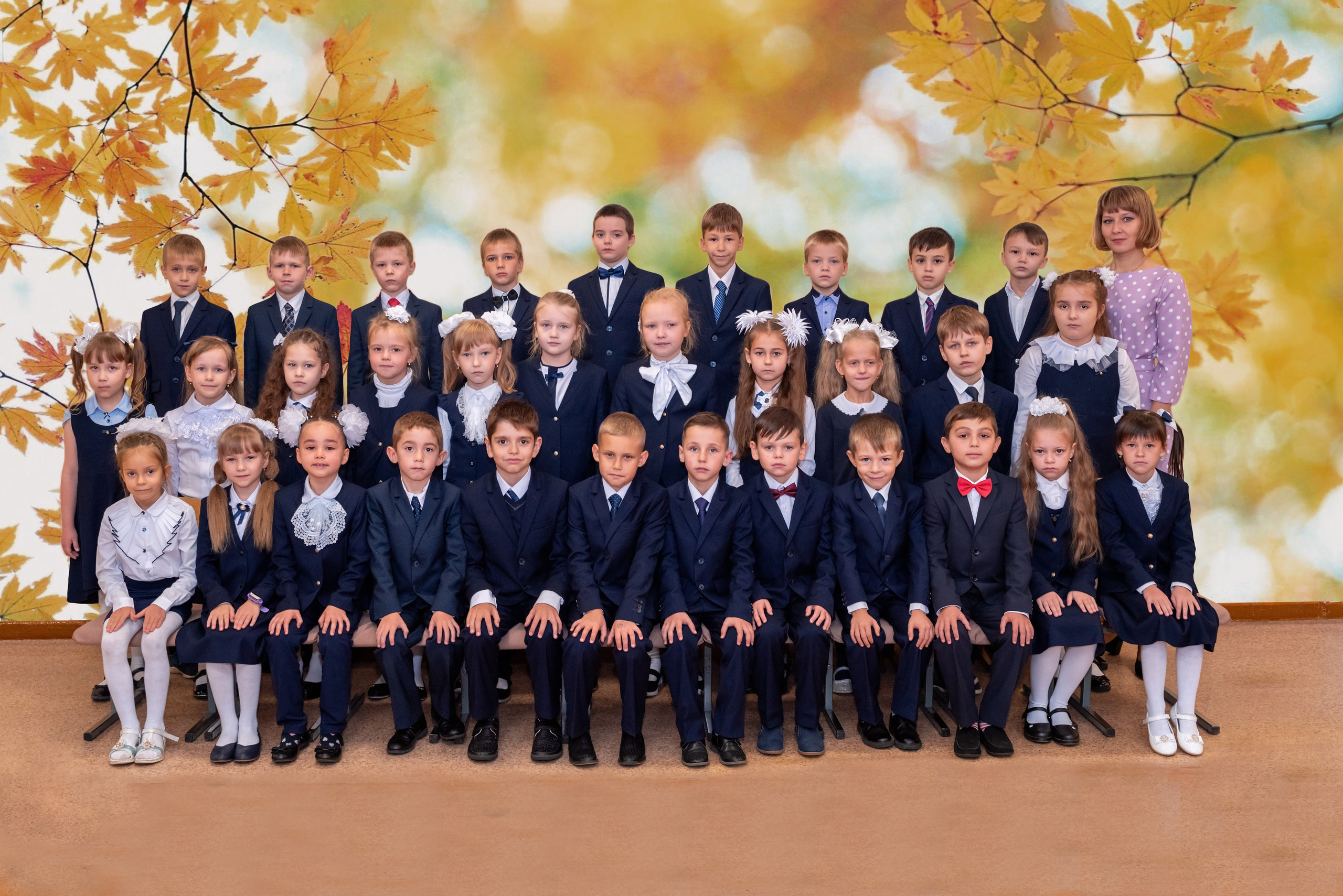 Съёмка первоклассников в начале сентября. Школьный и семейный фотограф в Ульяновске Елена Агафонова