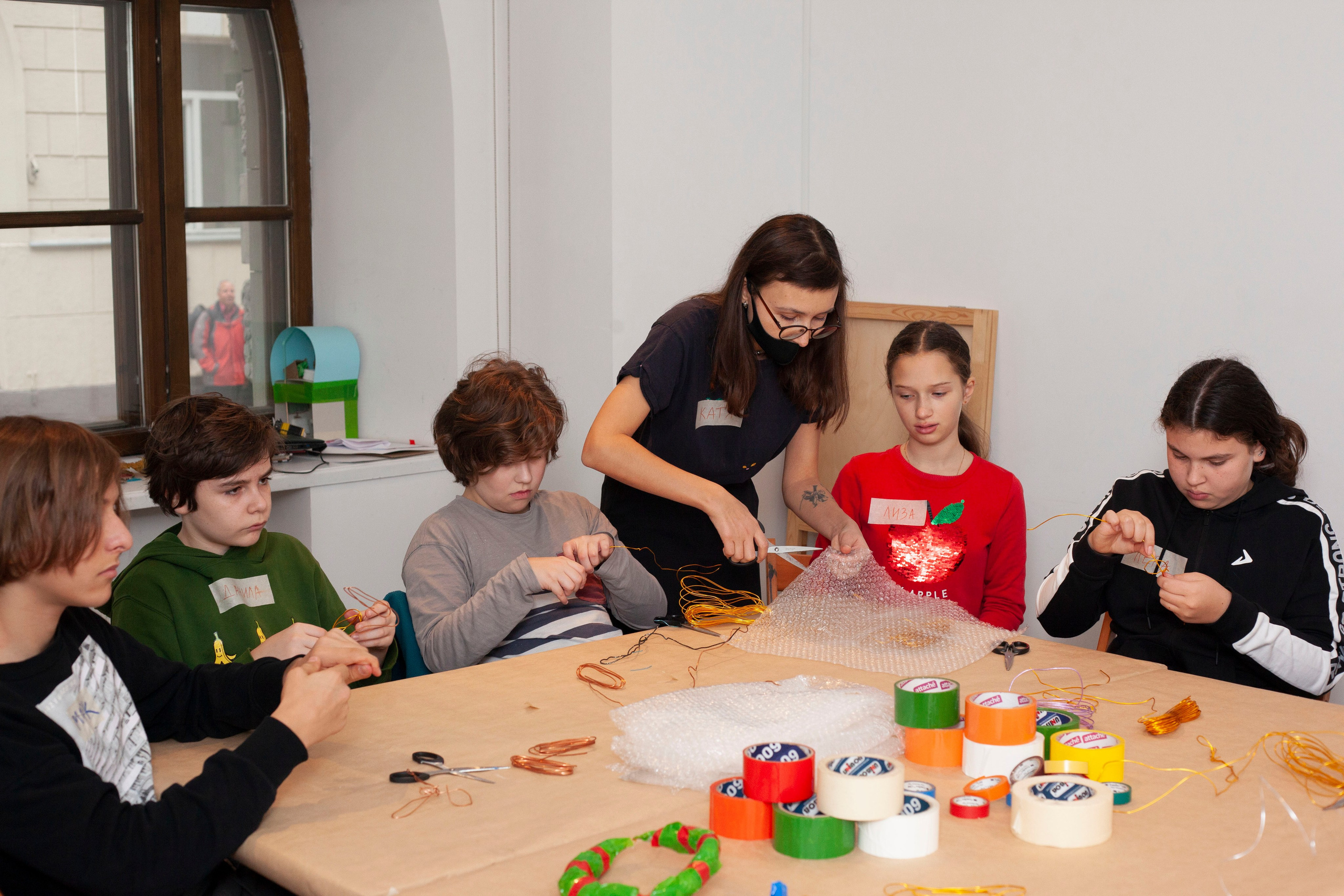 Детский мастер-класс в ММОМА. Stanislav Baryshev — People. Emotions. Atmosphere