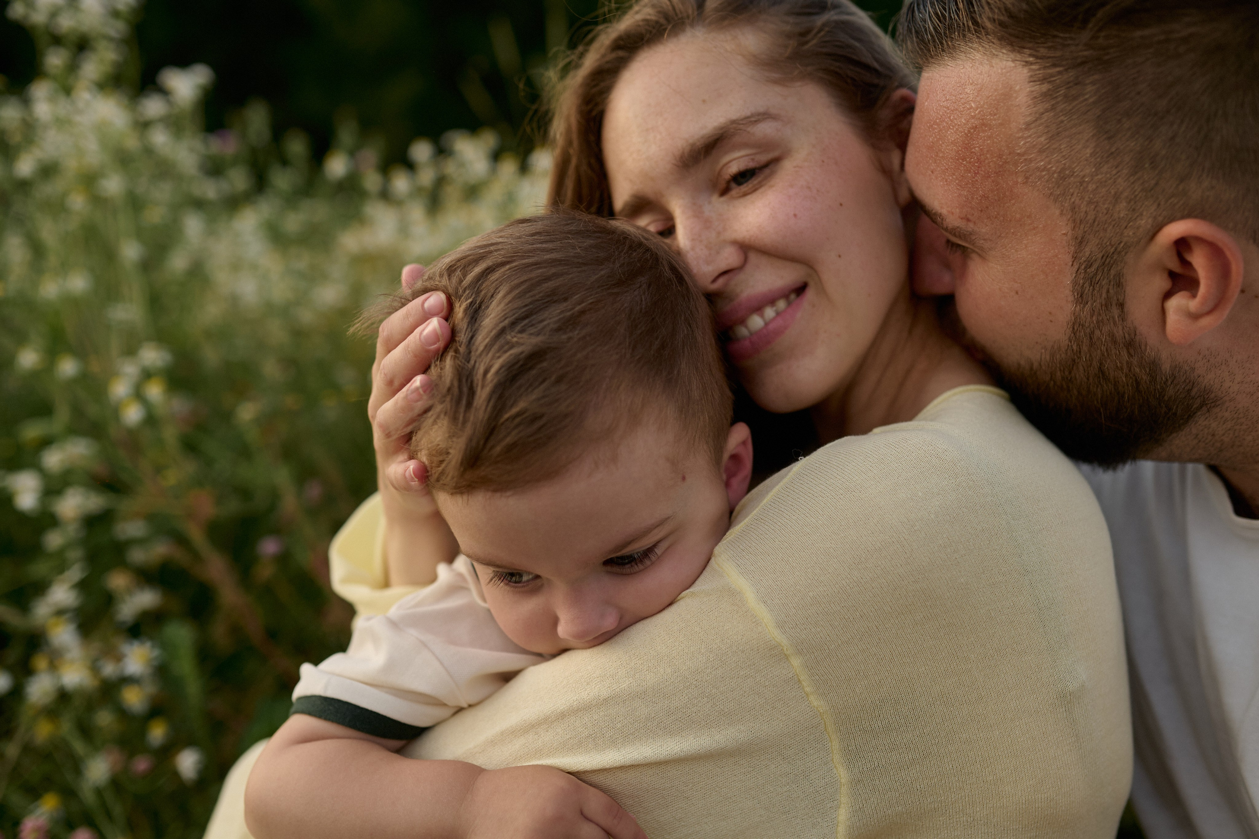 Рома, Оля, Максим и ромашки. Семейный и свадебный lifestyle-фотограф в Москве Мария Петрова