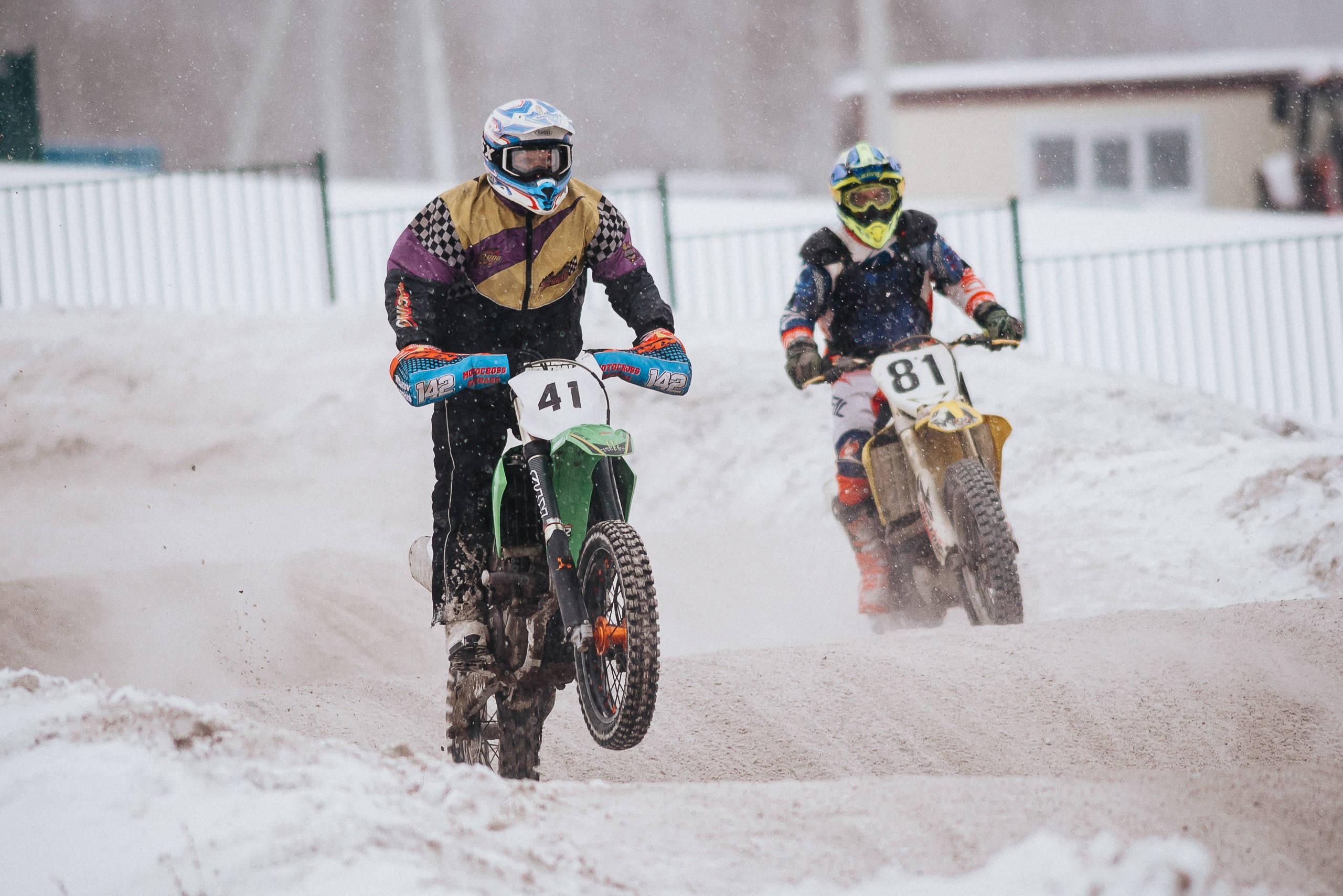 29.12.2024 — Праздничная тренировка на мотоциклетной трассе Люскус. Репортажный фотограф в Кемерово