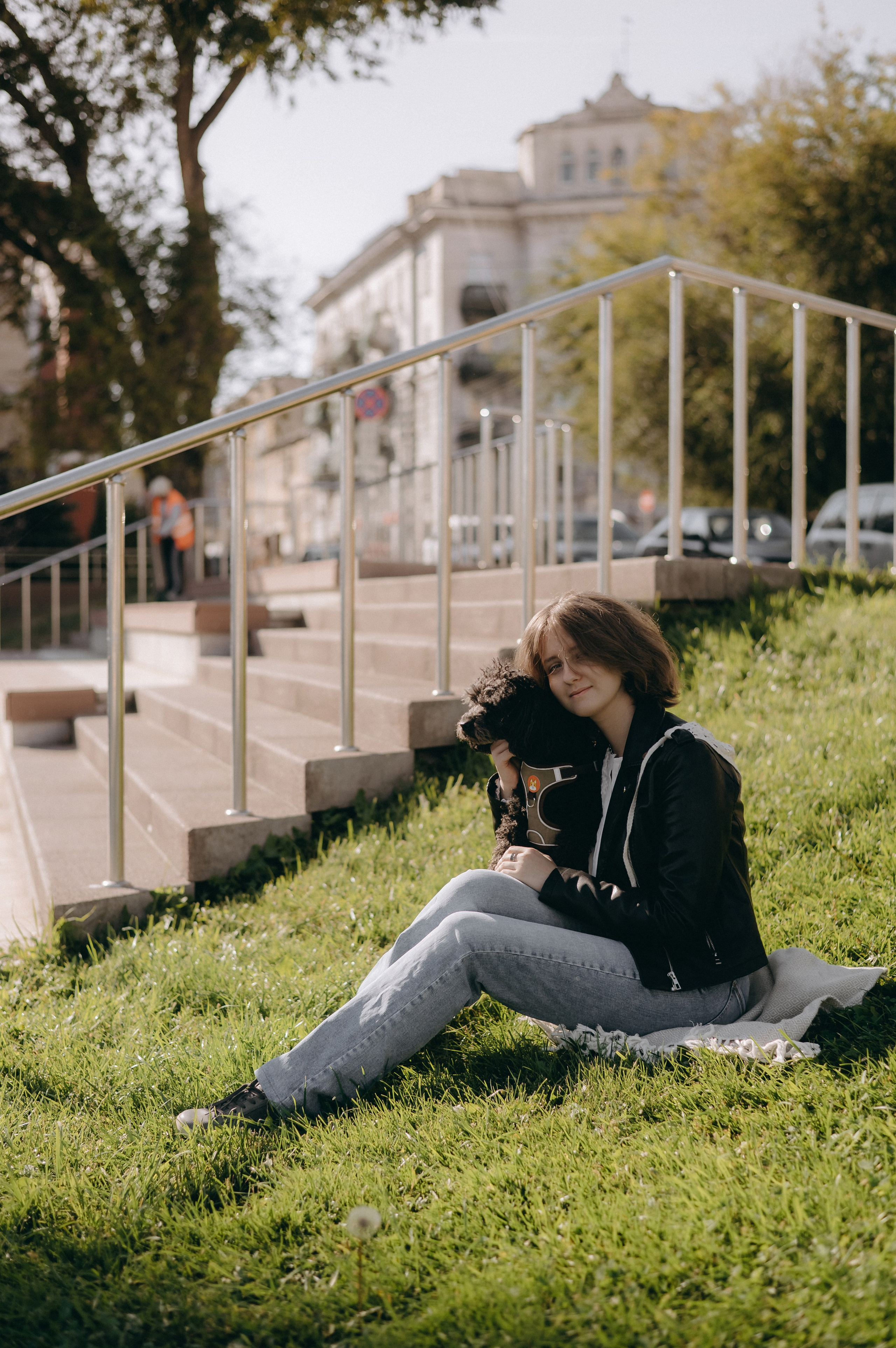 Осенние приключения Чарлика и его хозяек. Фотограф Мария Стрелкова