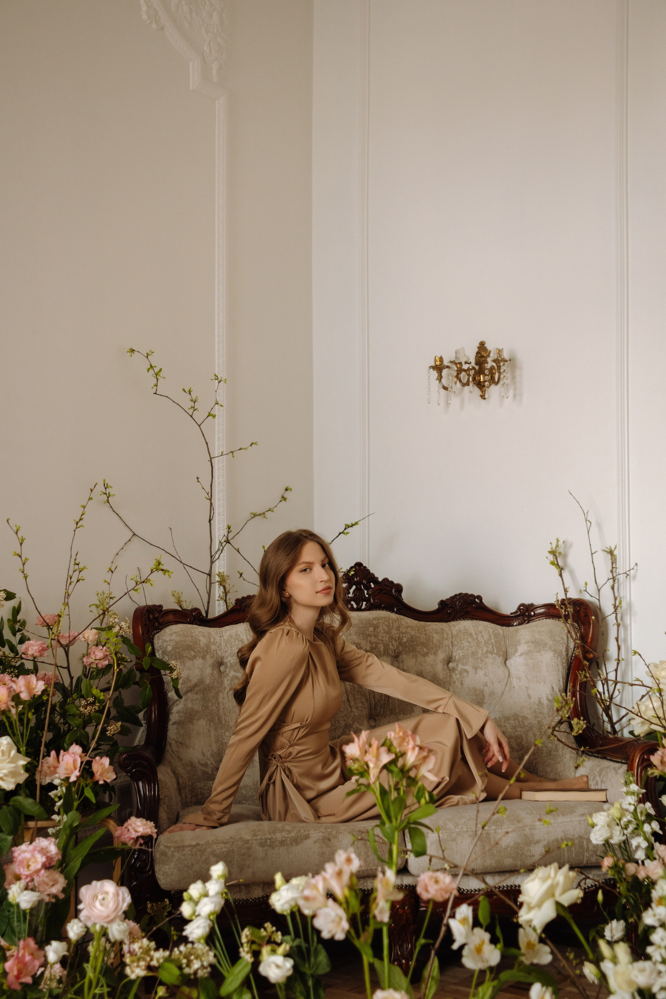 Алина в цветах. Фотограф-ретушер