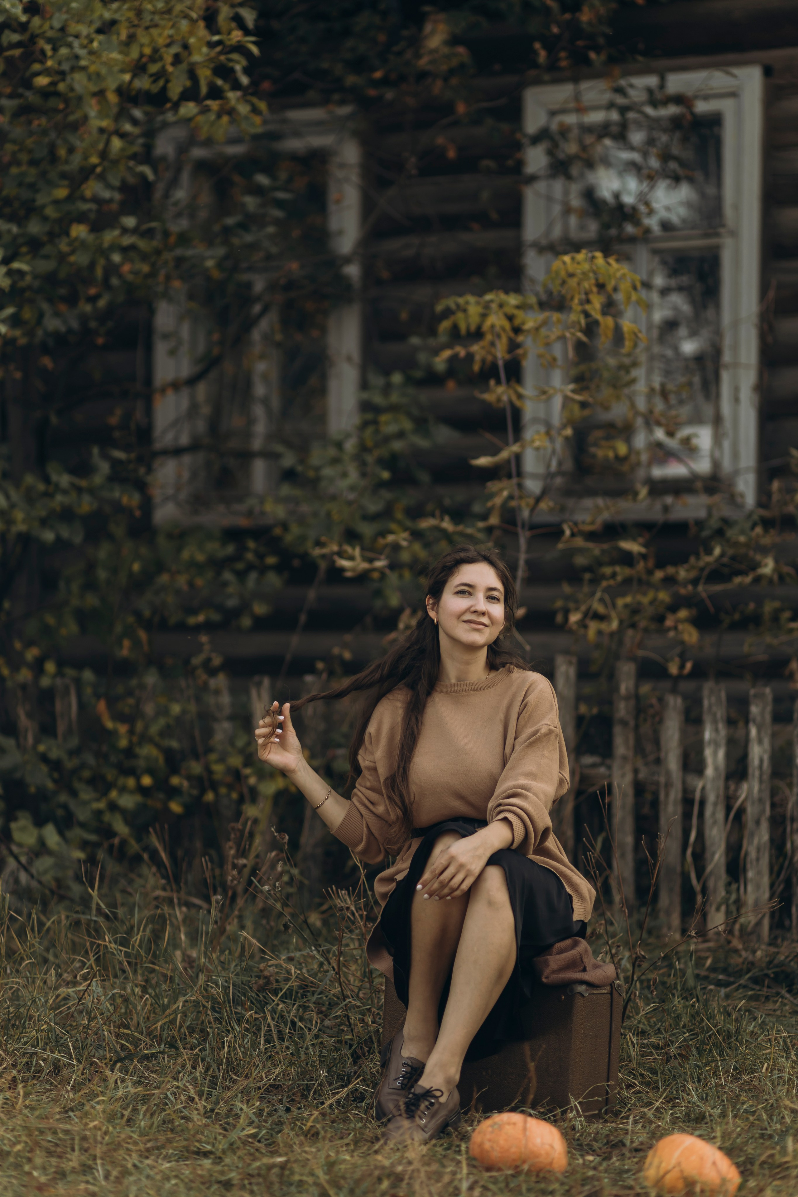 Осенняя прогулка для мамы и детей. Семейный и детский фотограф в Рязани Васюгова Мария