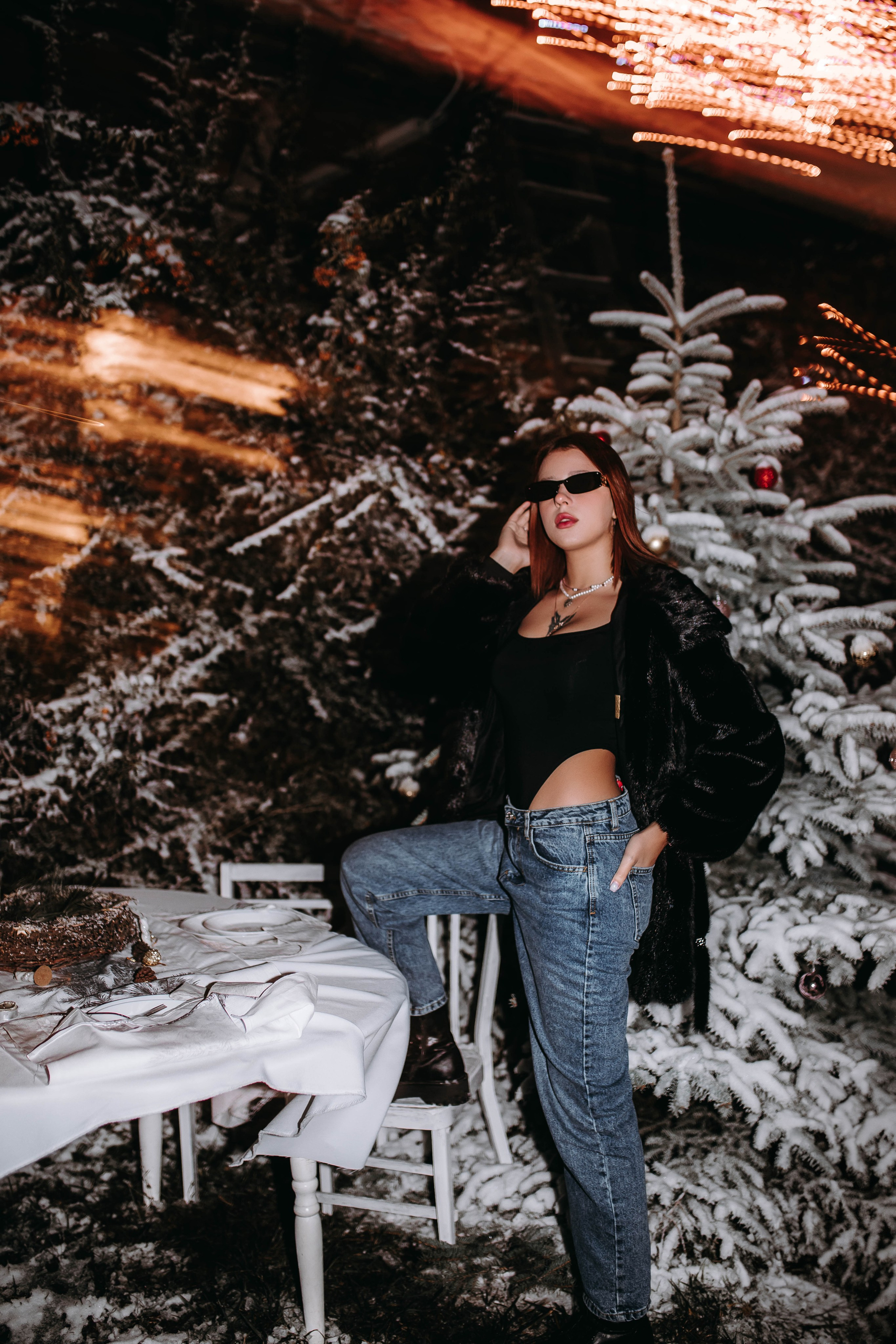 Новый год — девушки в шубах. Фотограф в Ставрополе Алина Клочкова