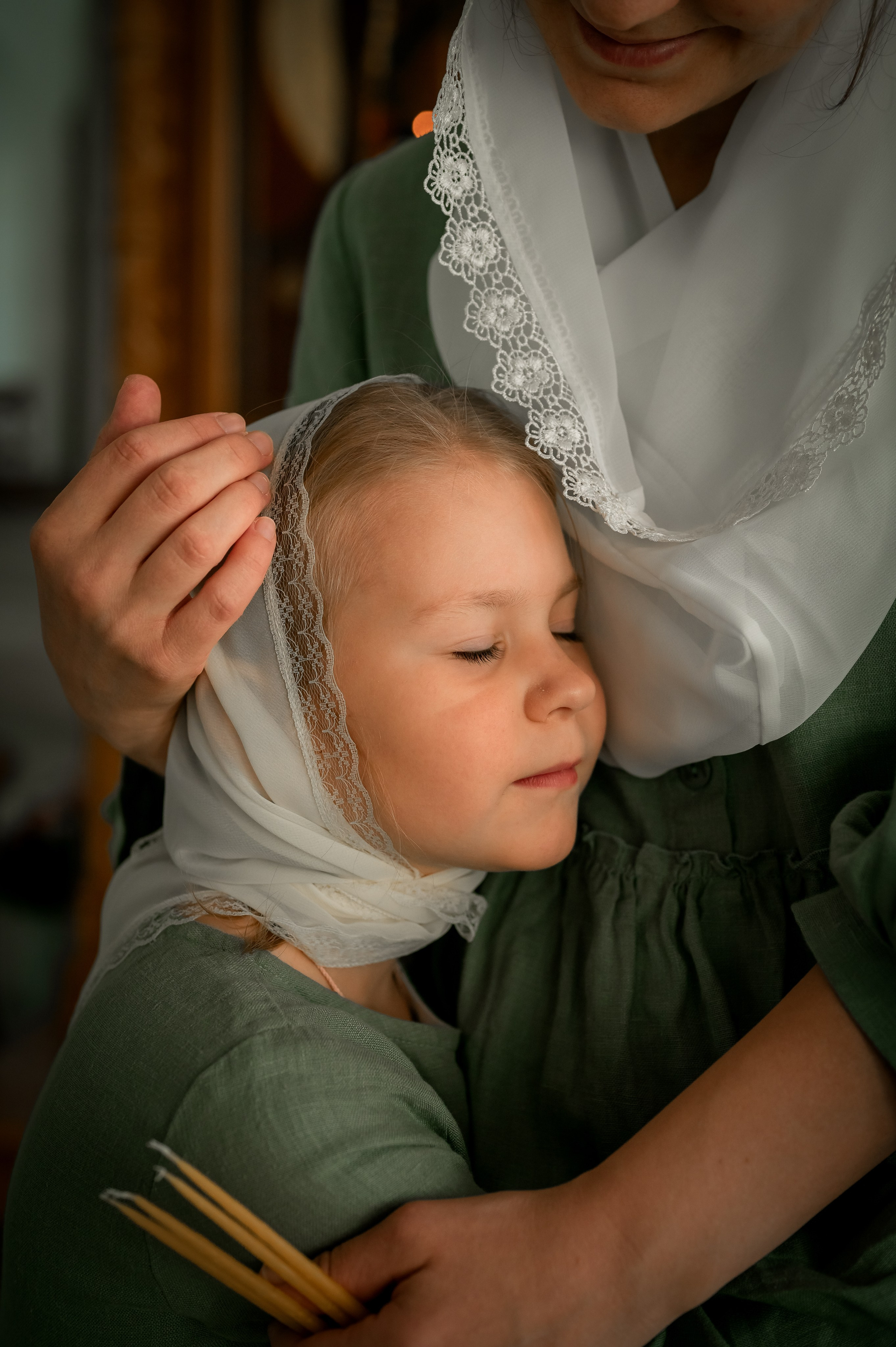 Таинство крещения. Фотограф новорождённых, семейный, школьный в городе Калуге Евгения