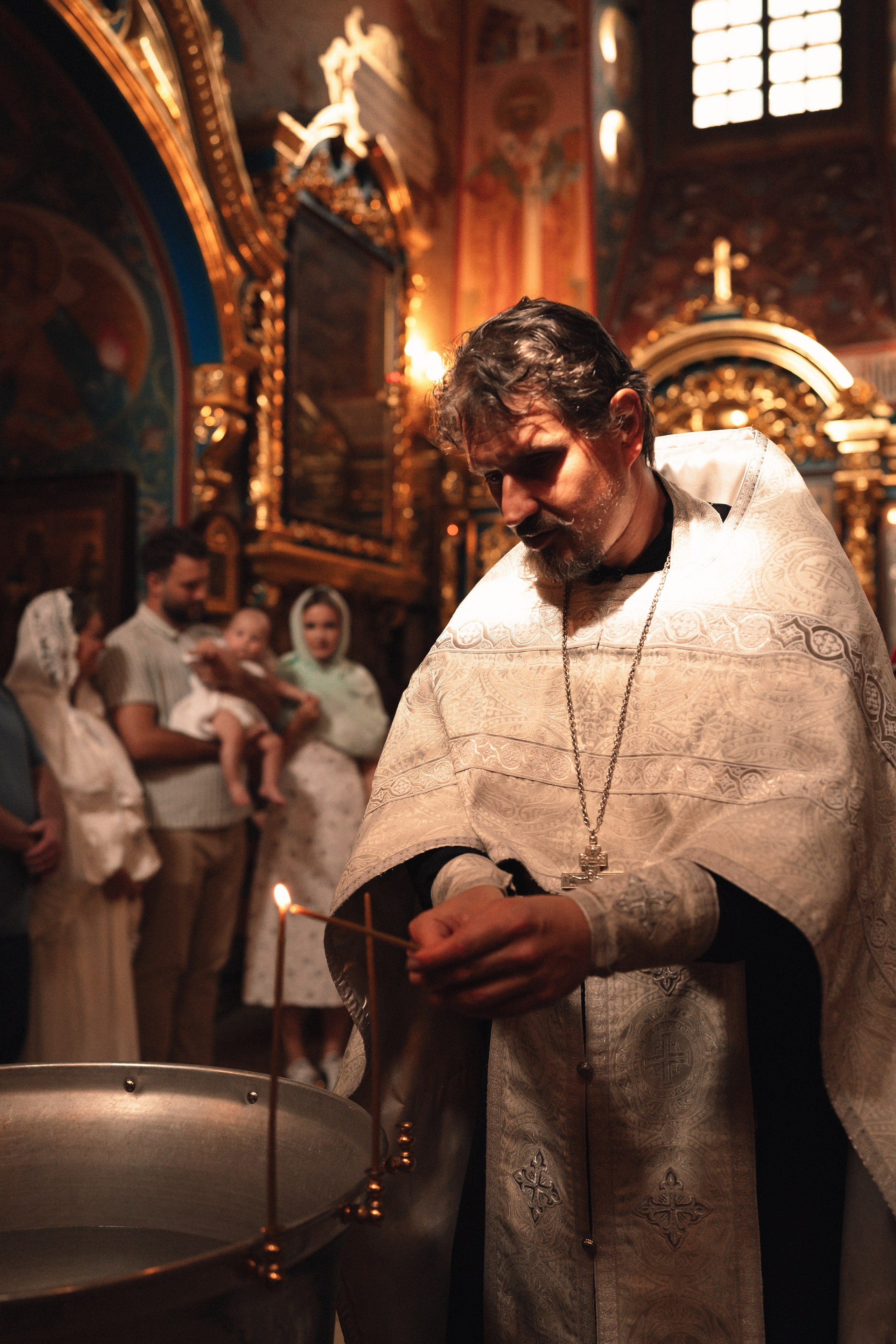 Крещение Матвея. Семейный фотограф Валерия Фабричникова, Москва