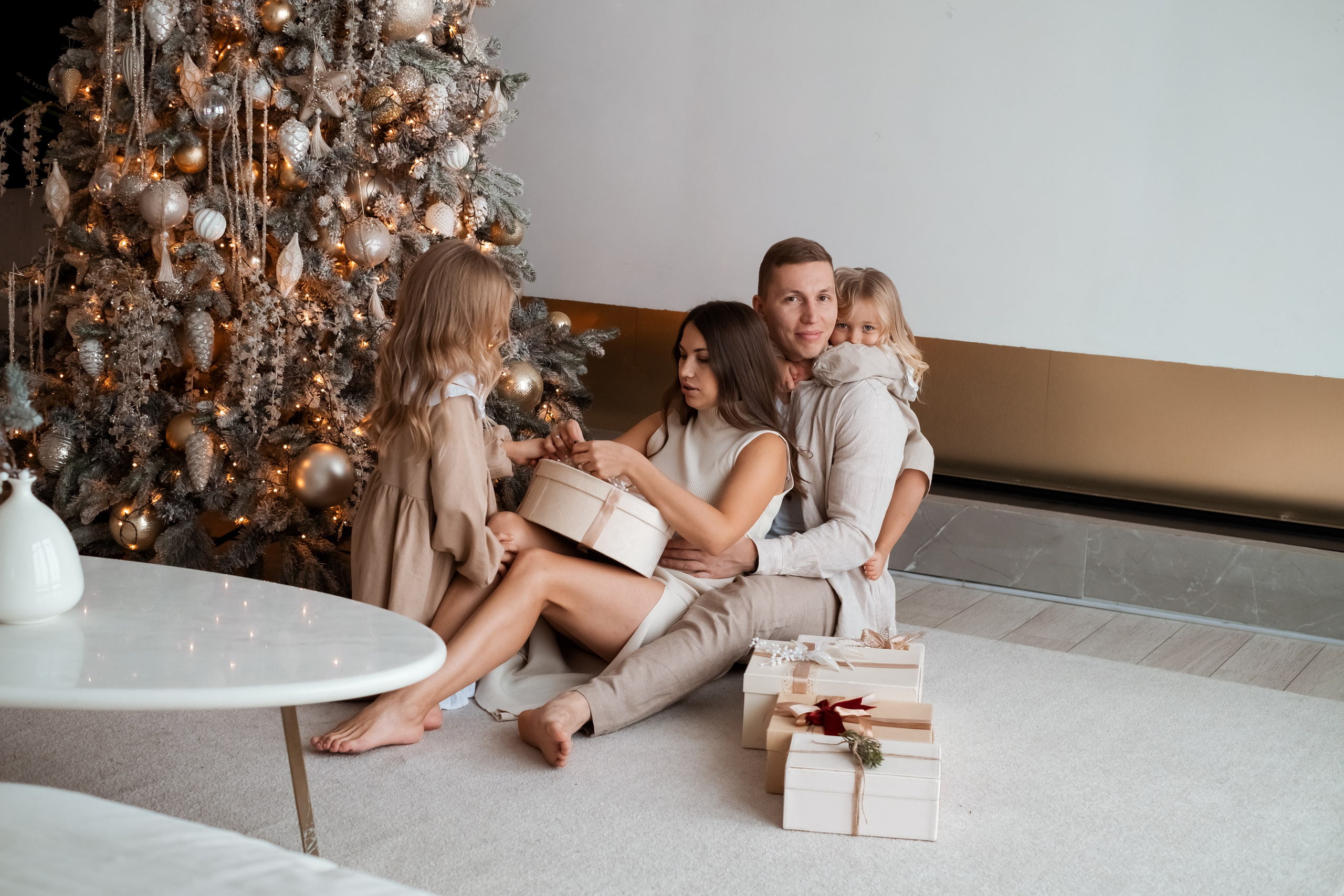 Семейная новогодняя фотосессия. Семейный и детский фотограф в Мелитополе /Наталья Зацеркляная