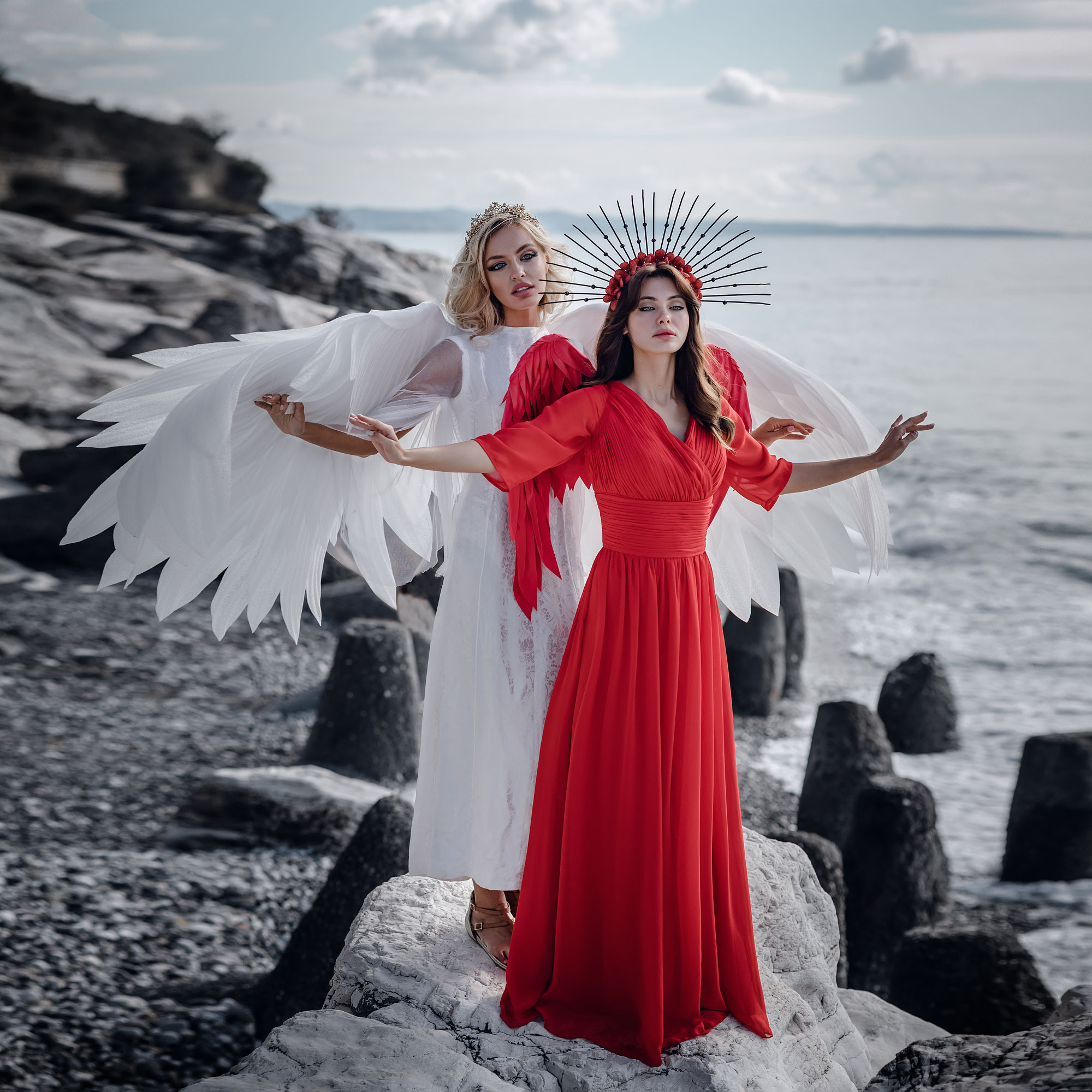 Портретная фотосессия для девушек и женщин в стиле арт. Фотограф в Москве Мухина Ирина