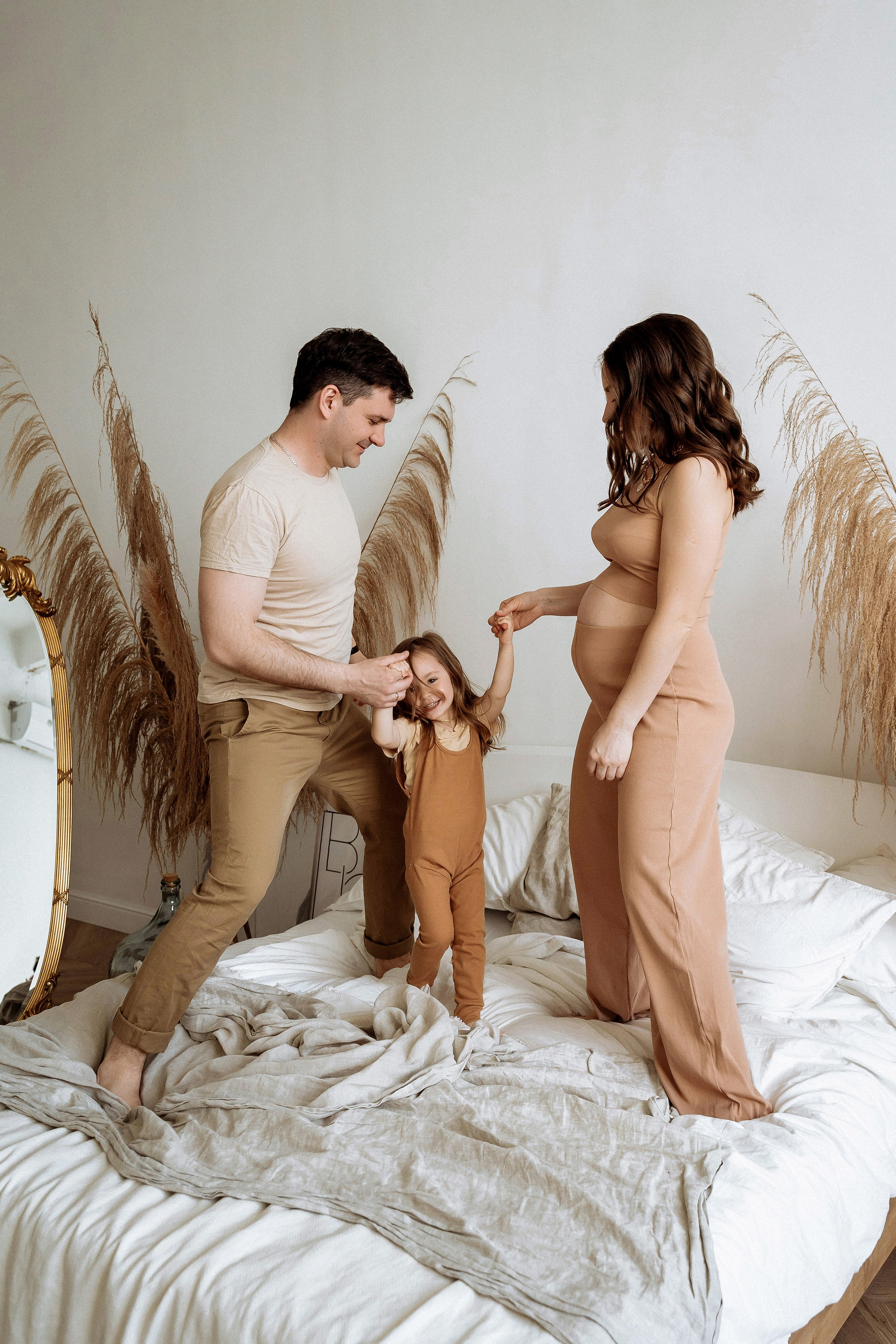 Андрей, Алёна и Анечка. Свадебный фотограф в Москве Яна Деньгина