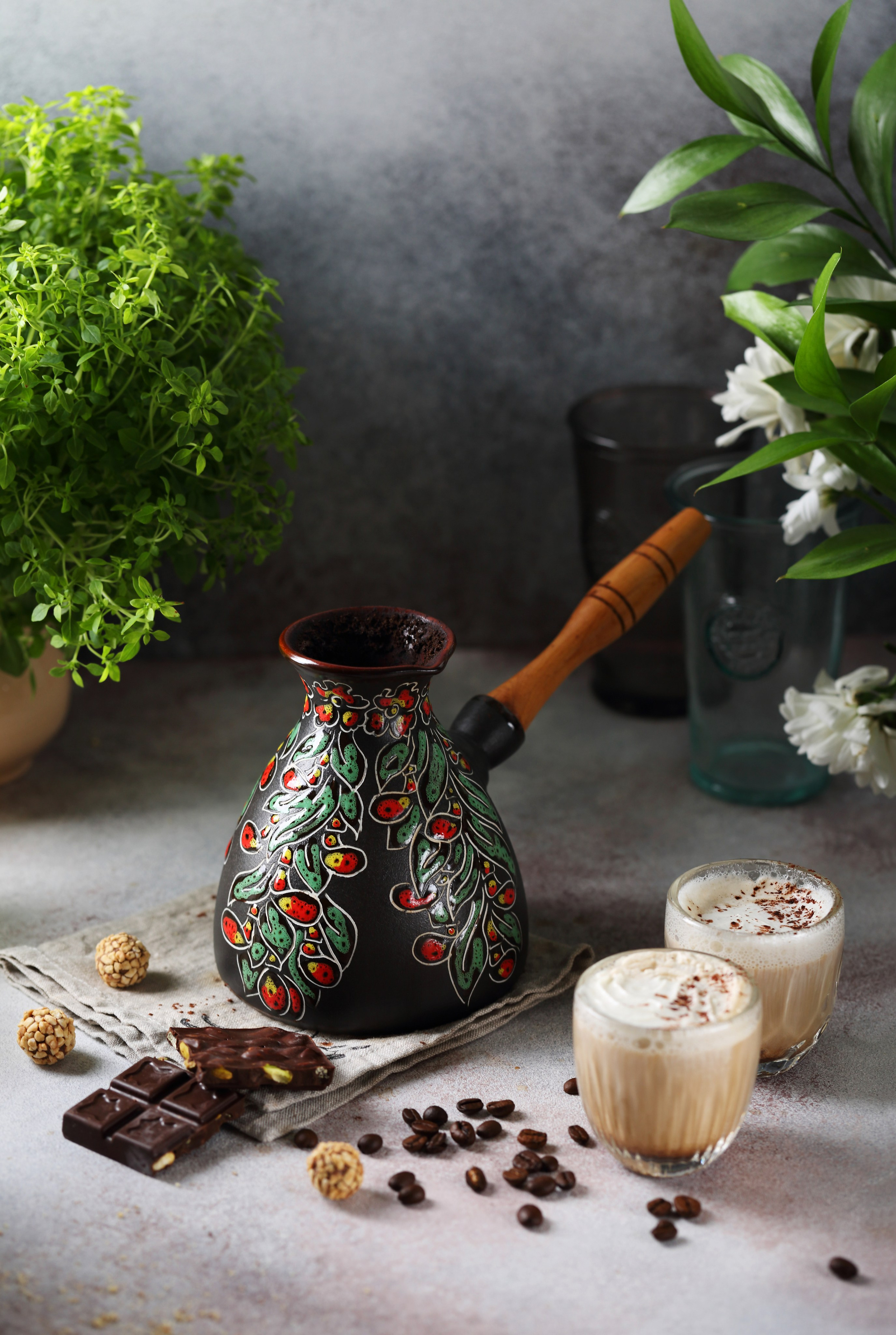 Посуда для чая и кофе. Фуд-фотограф Оксана Голева