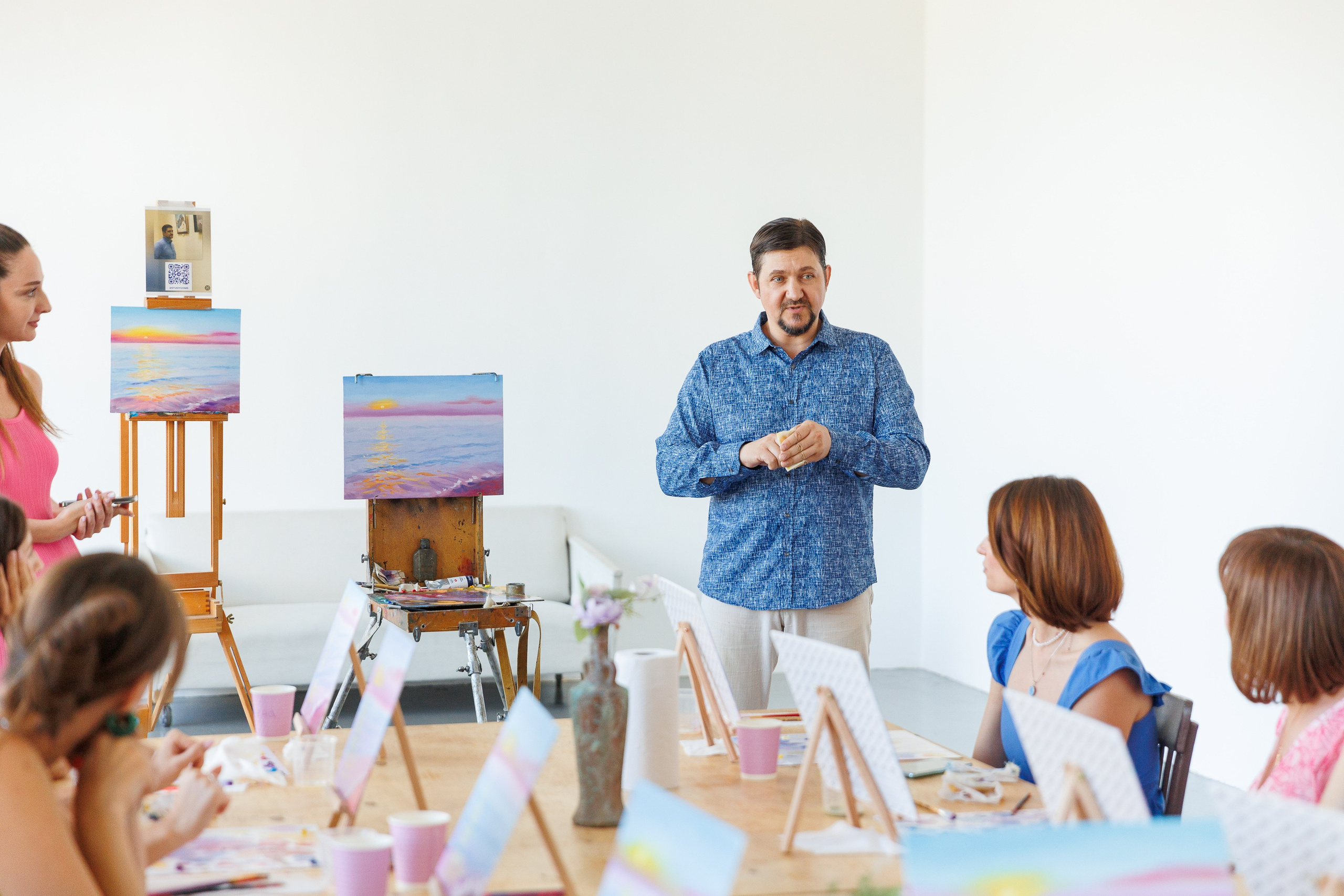Девичник. МК по живописи. Фотограф Шейдаев Эмин г. Волгоград
