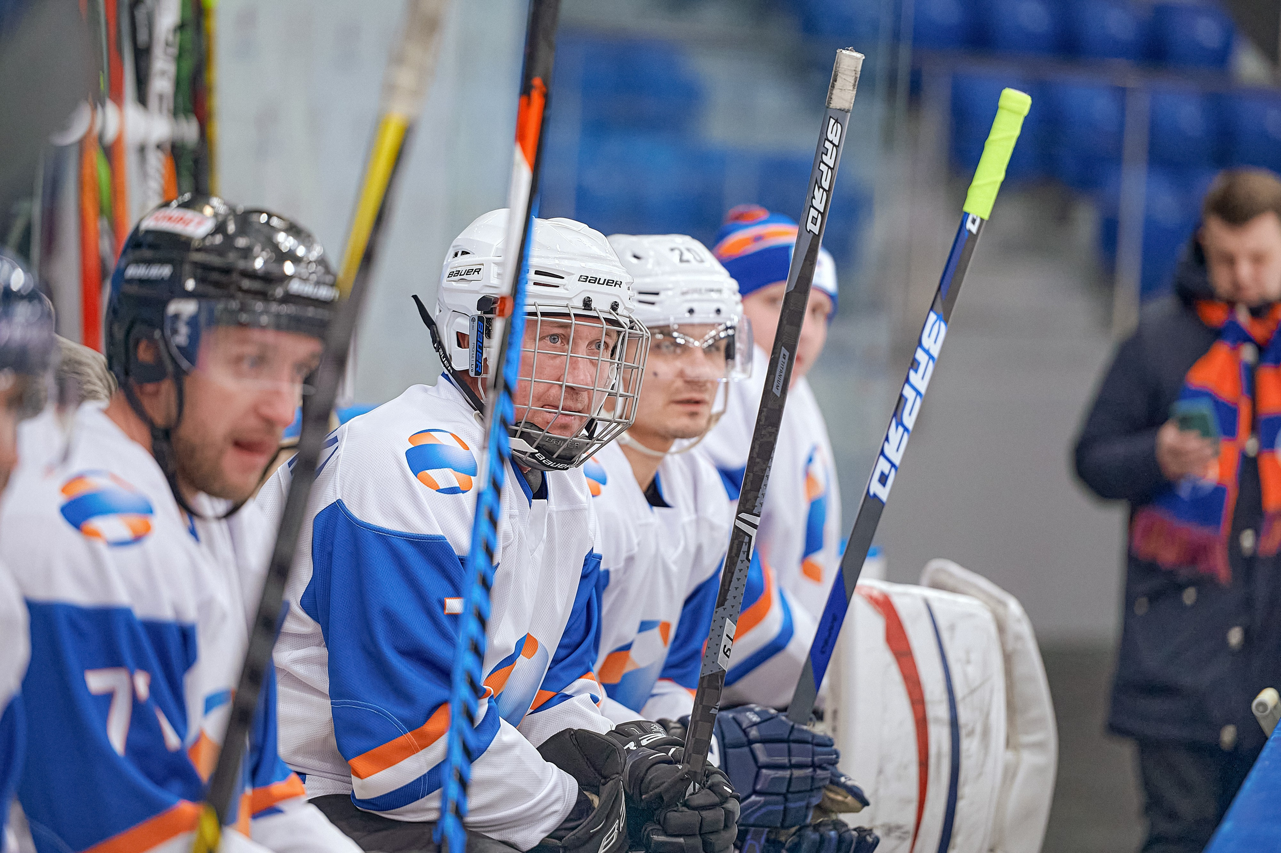 Портфолио репортажной фотосъёмки: Кристалл арена — Хоккей — РусГидро. Фотограф Яковлев Роман — Красноярск